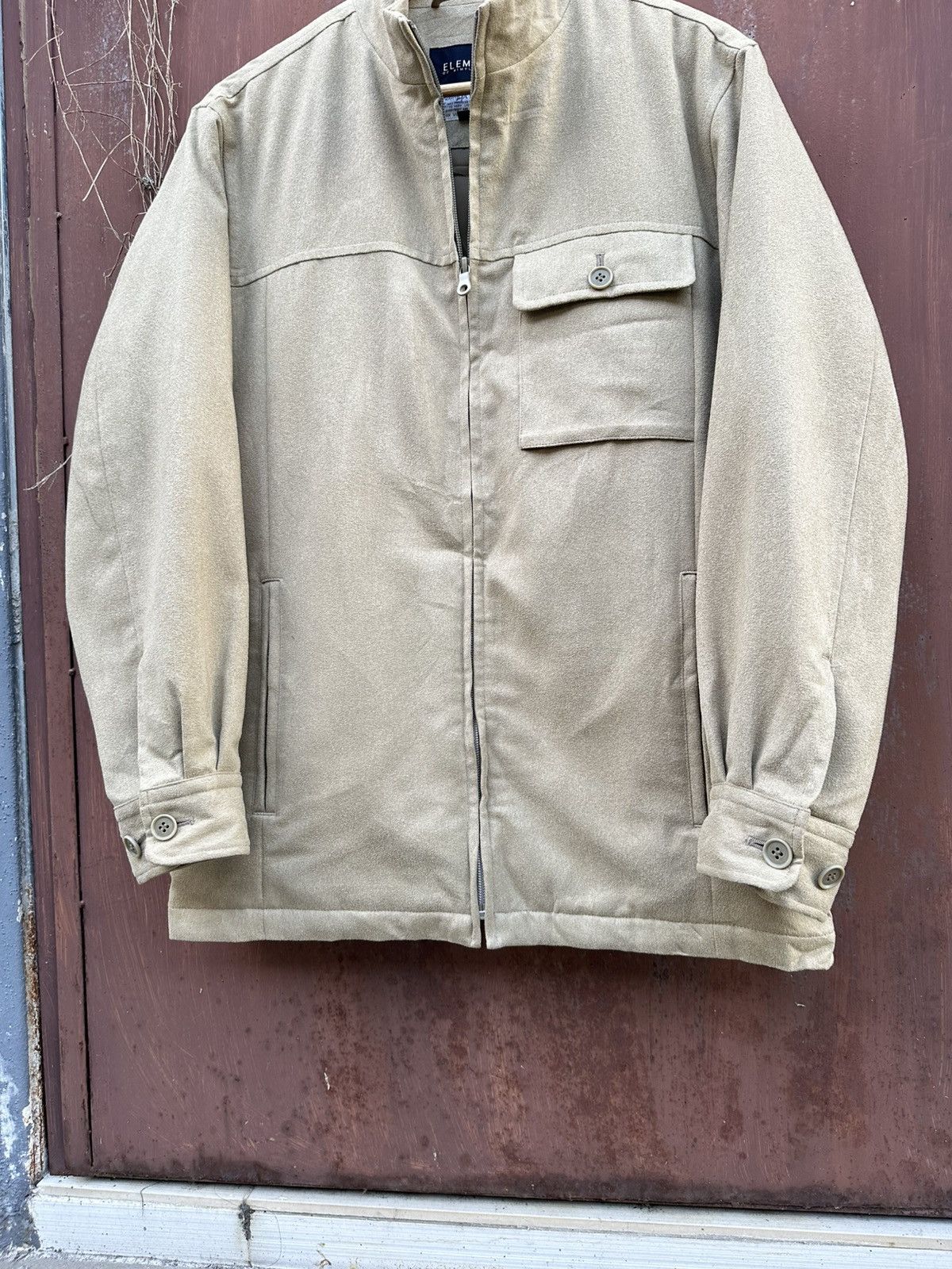 Vintage 👹Vintage Element Zipper Suede Utility Jacket Size US L / EU 52-54 / 3 - 5 Thumbnail