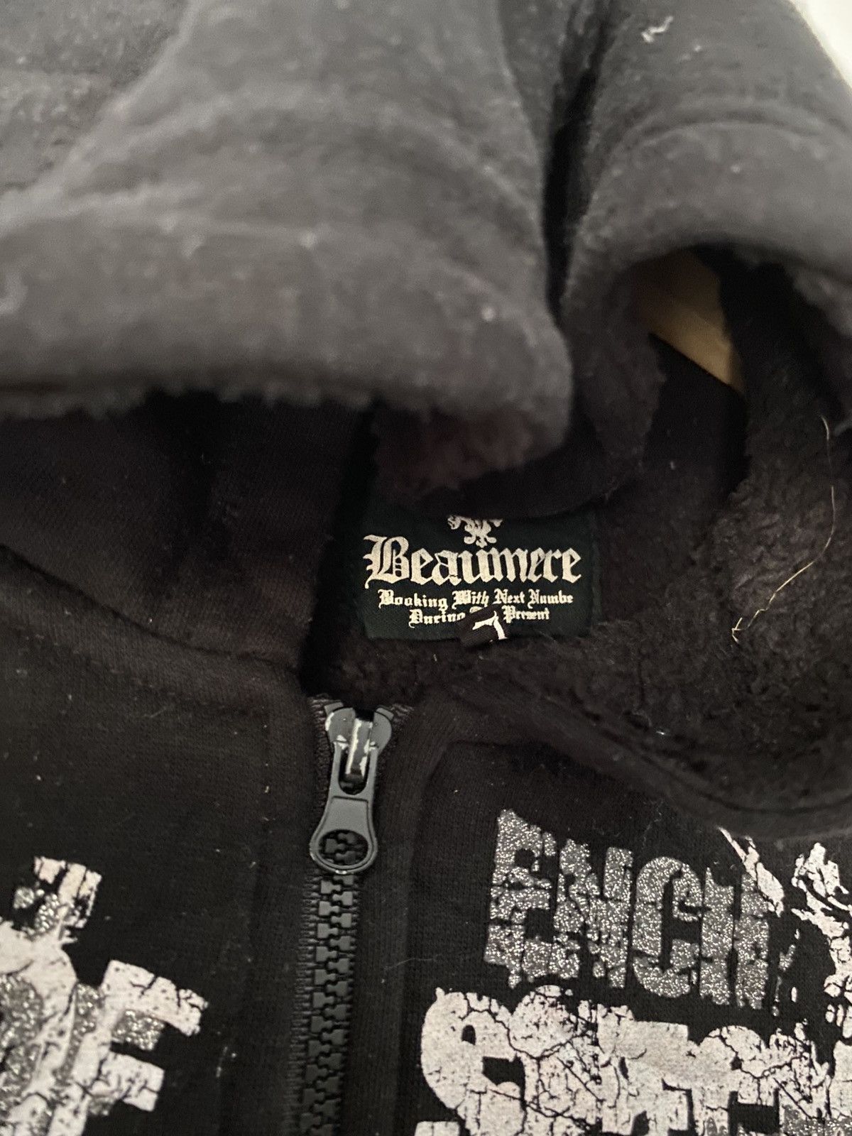 14th Addiction × If Six Was Nine × Le Grande Bleu (L.G.B.) 2000s Beaumere gothic poem hoodie Size US L / EU 52-54 / 3 - 6 Thumbnail