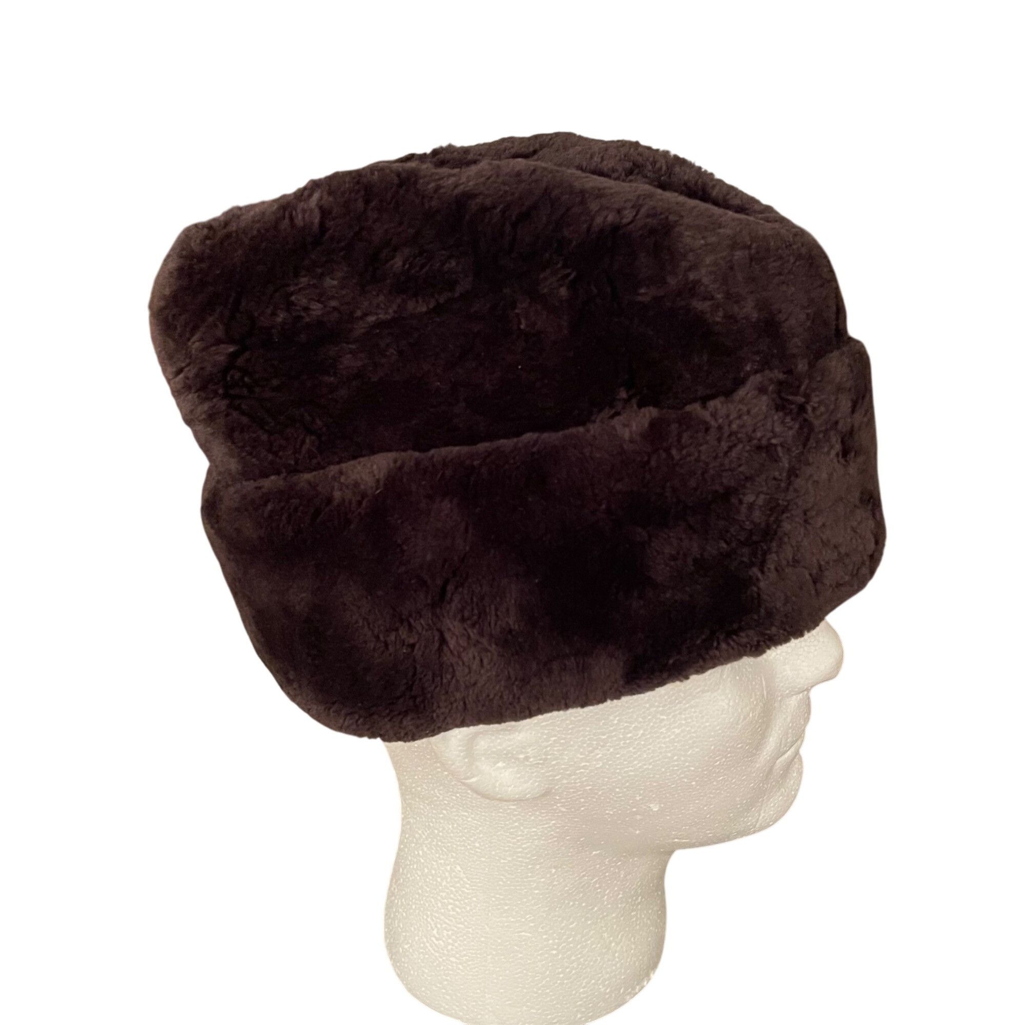 Vintage Vintage Mens Hat Brown Size Medium Sheared Size ONE SIZE - 2 Thumbnail