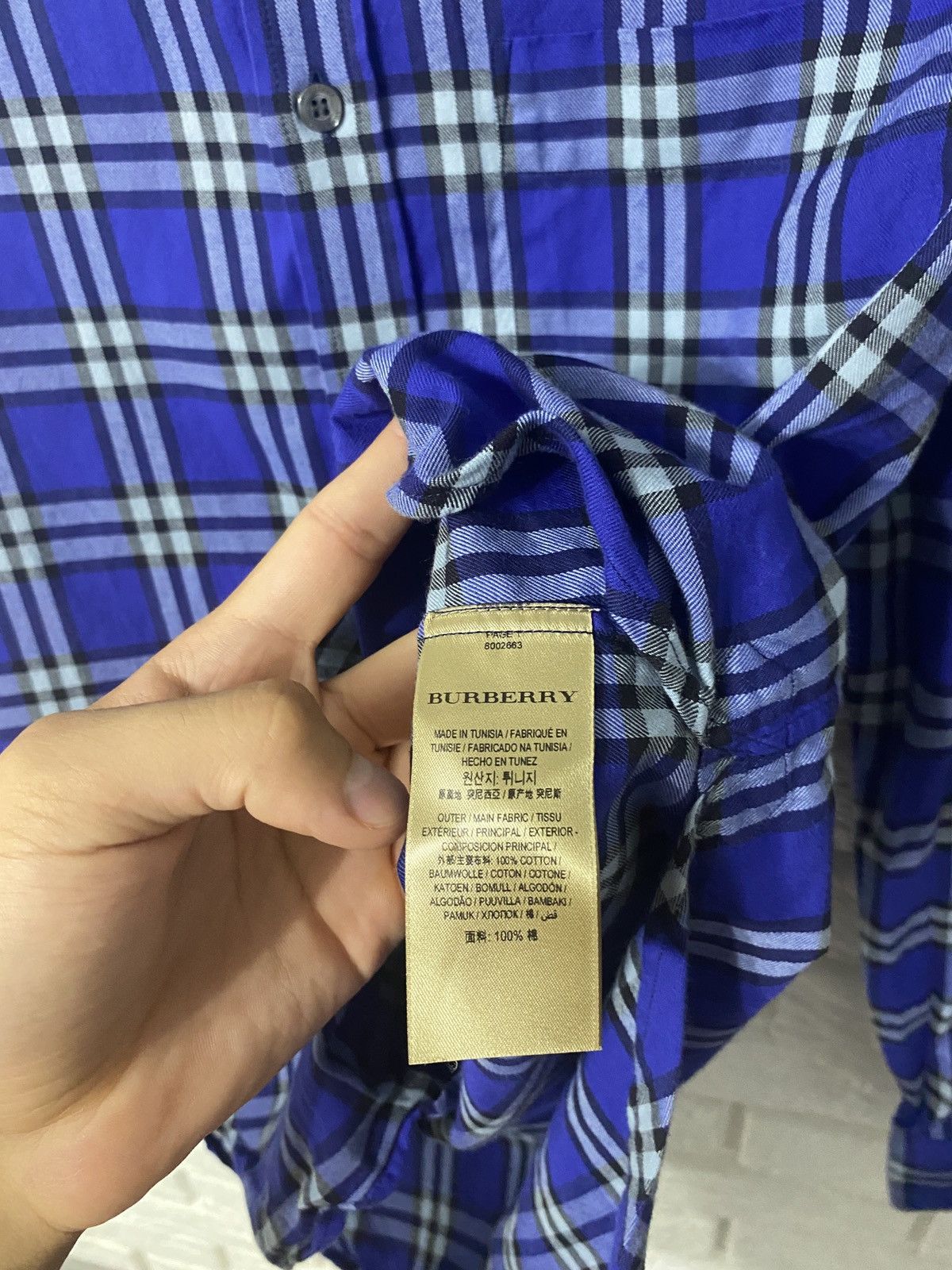 Burberry Burberry London England Plaid Nova Check Shirt Size US S / EU 44-46 / 1 - 6 Thumbnail