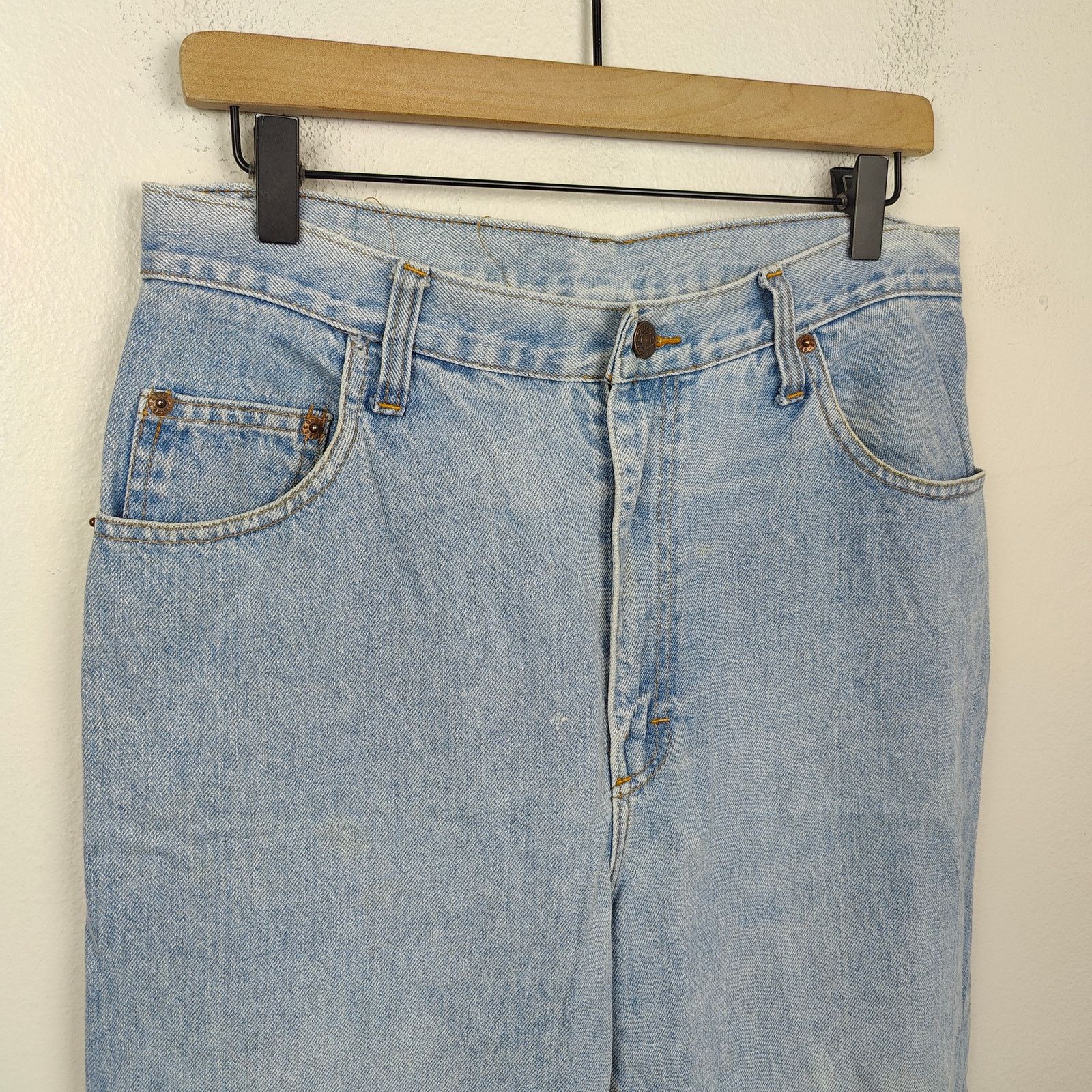 Levi's Vintage Levis 511 Jeans Womens 15x32 Light Wash High Size 32" / US 10 / IT 46 - 2 Thumbnail