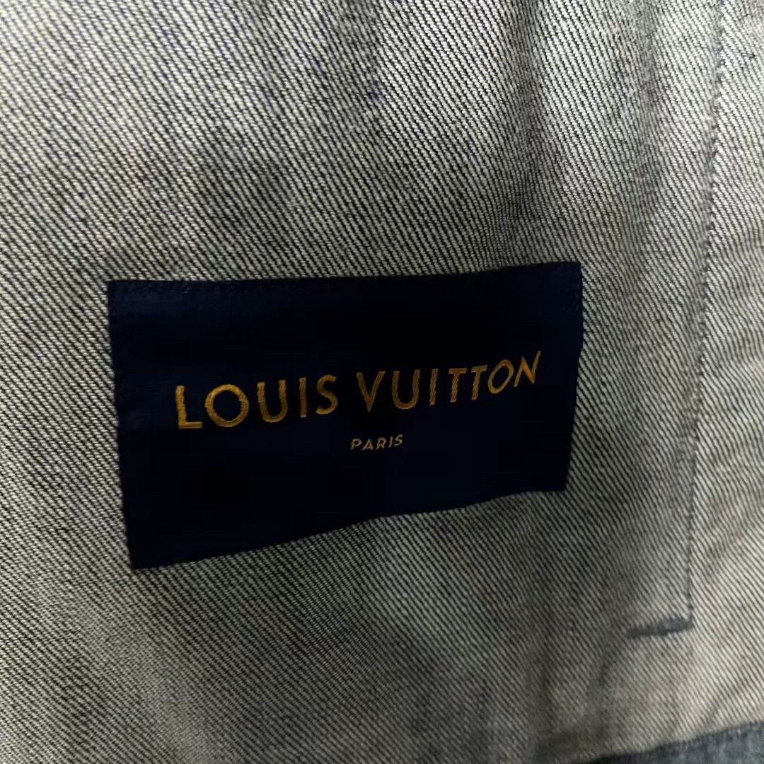 Louis Vuitton louis vuitton blue denim casual jacket Size US L / EU 52-54 / 3 - 3 Thumbnail