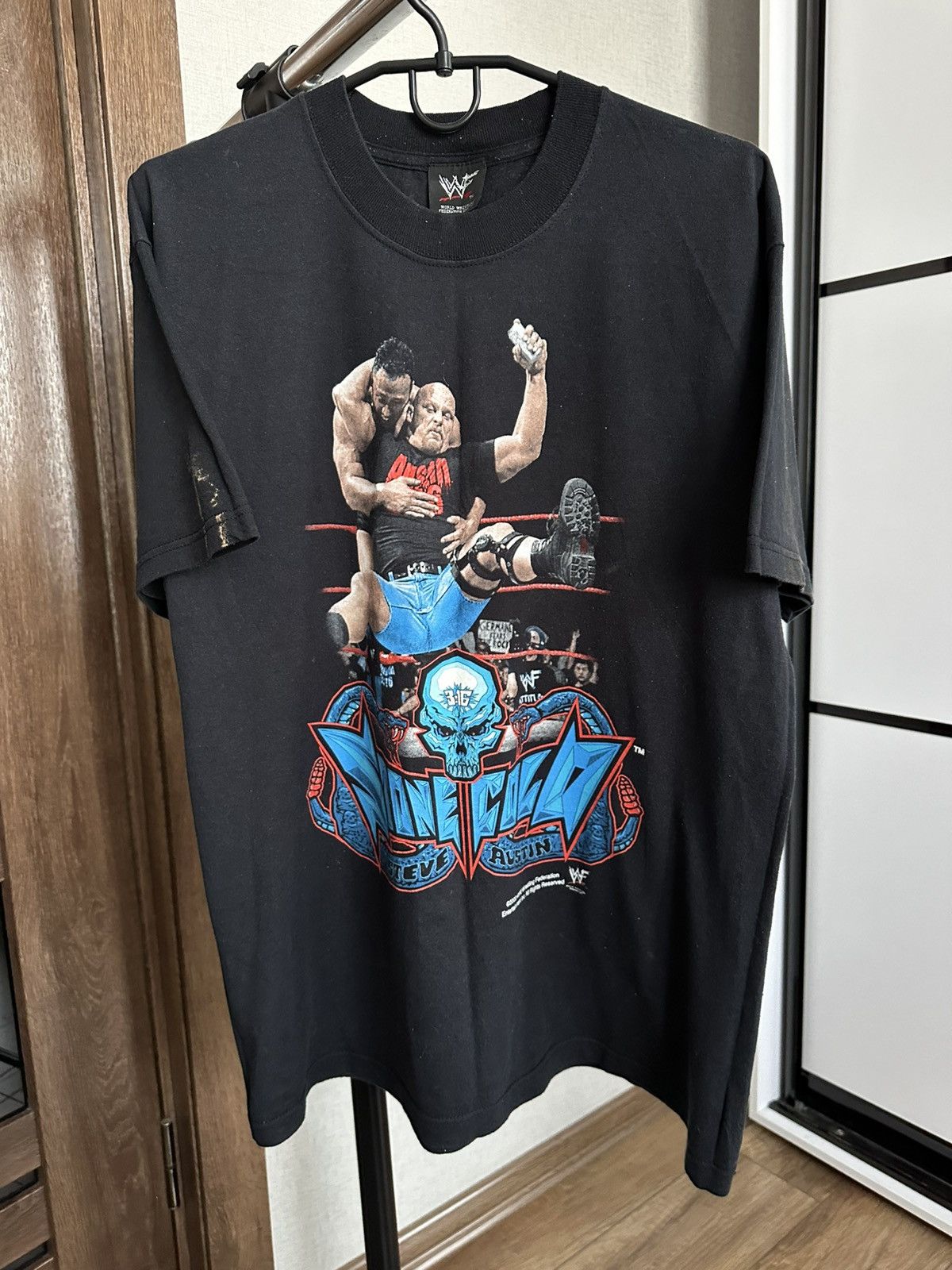 WWF 2000 Steve Austin Stone Cold WWF Vintage T-Shirt Tee Size US M / EU 48-50 / 2 - 2 Thumbnail