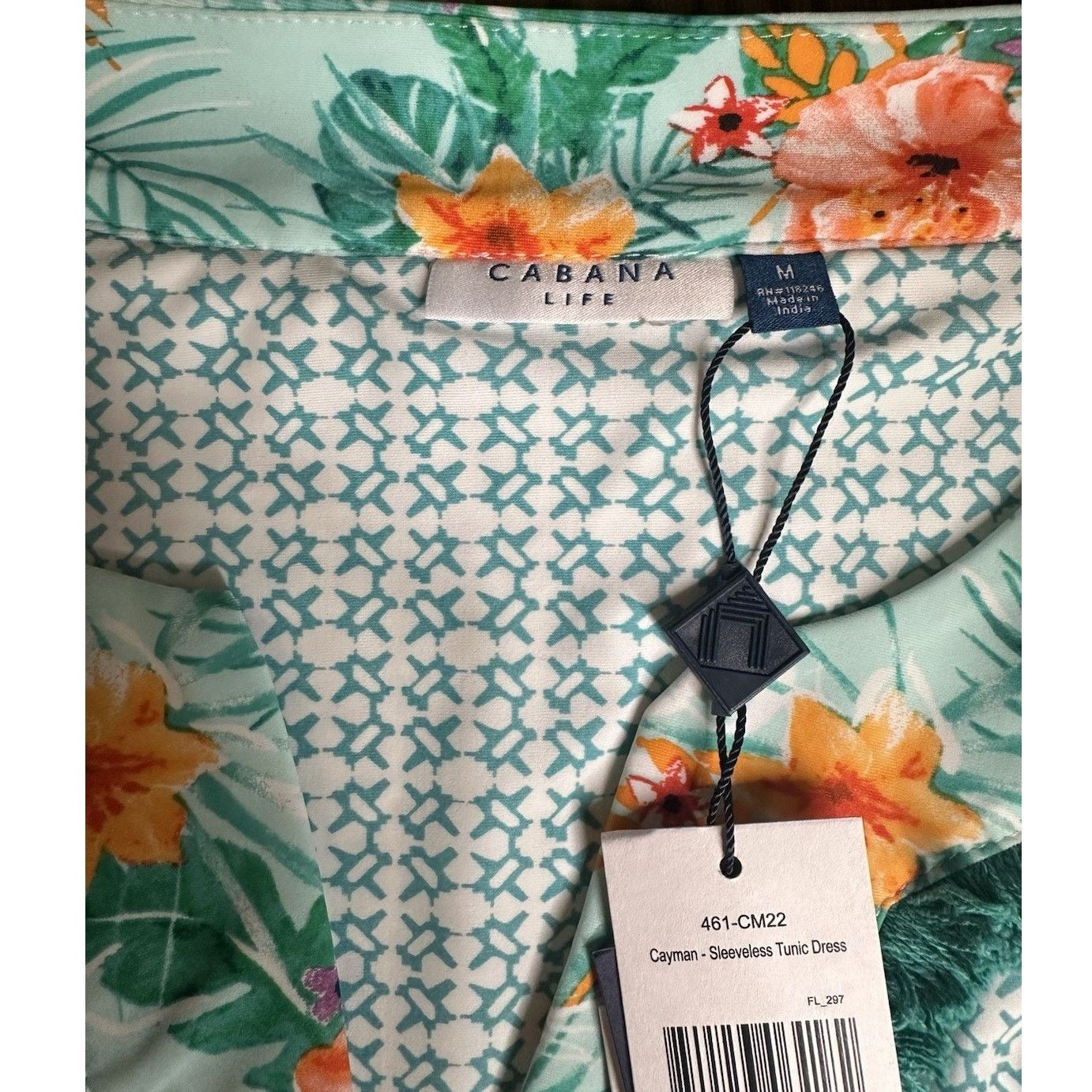 Other Cabana Life Cayman Tunic Beach Dress Tropical Floral UPF 50 Size M / US 6-8 / IT 42-44 - 12 Thumbnail