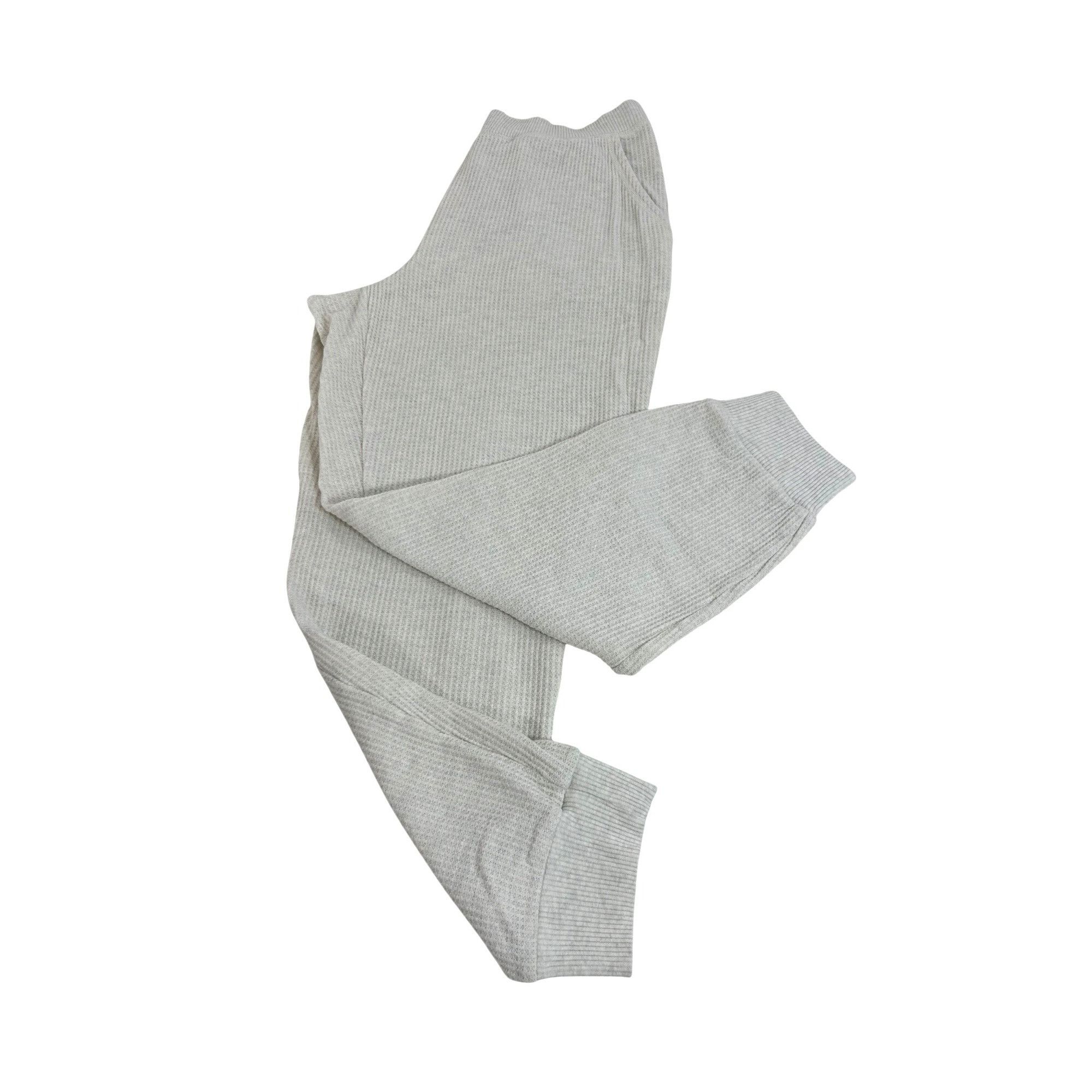 Other Aerie Women’s Joggers Sweatpants AEO M Light Grey Relaxation Size 31" - 14 Thumbnail