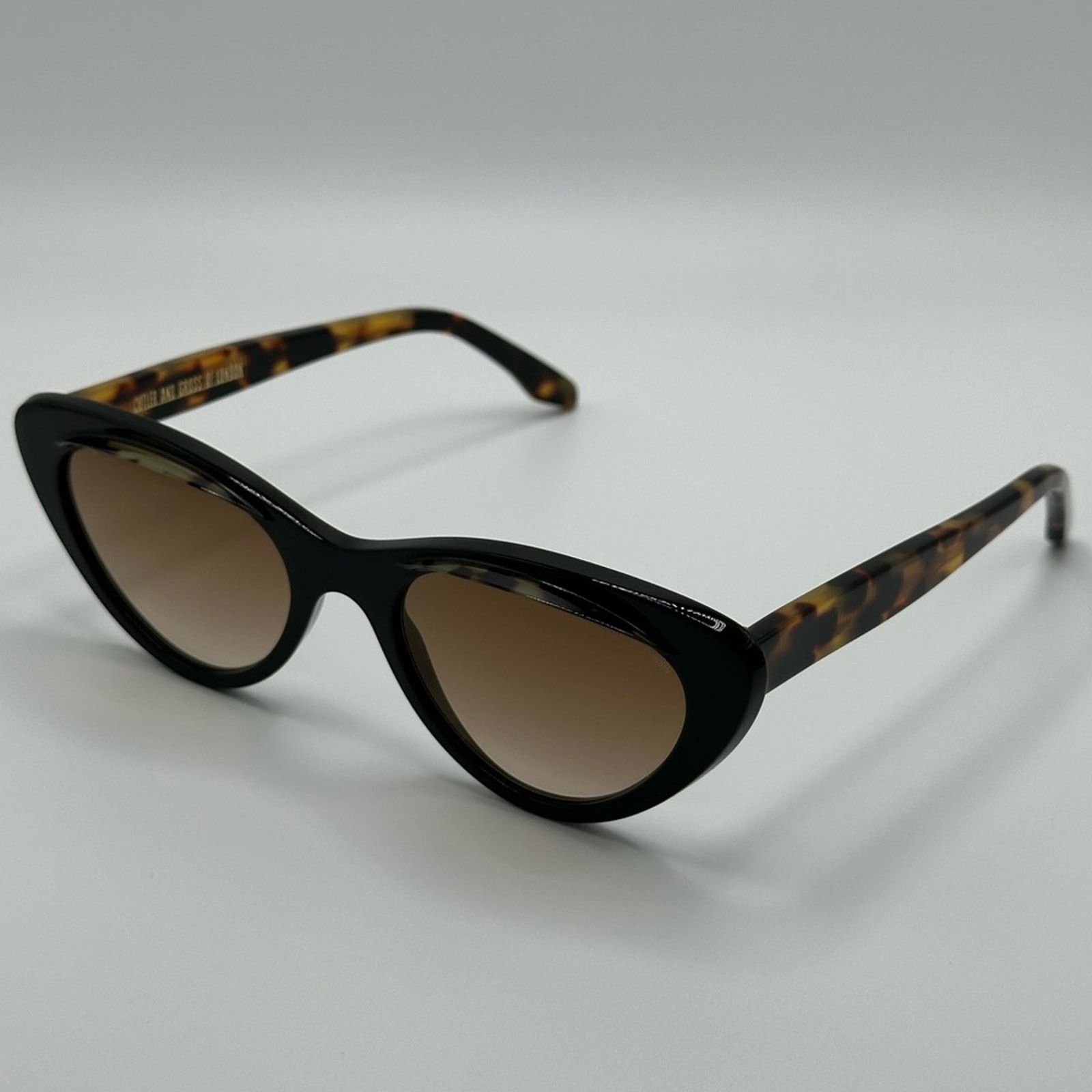 Cutler and Gross NEW CUTLER AND GROSS 1321 004 Cat Eye Brown Havana Women Size ONE SIZE - 2 Thumbnail