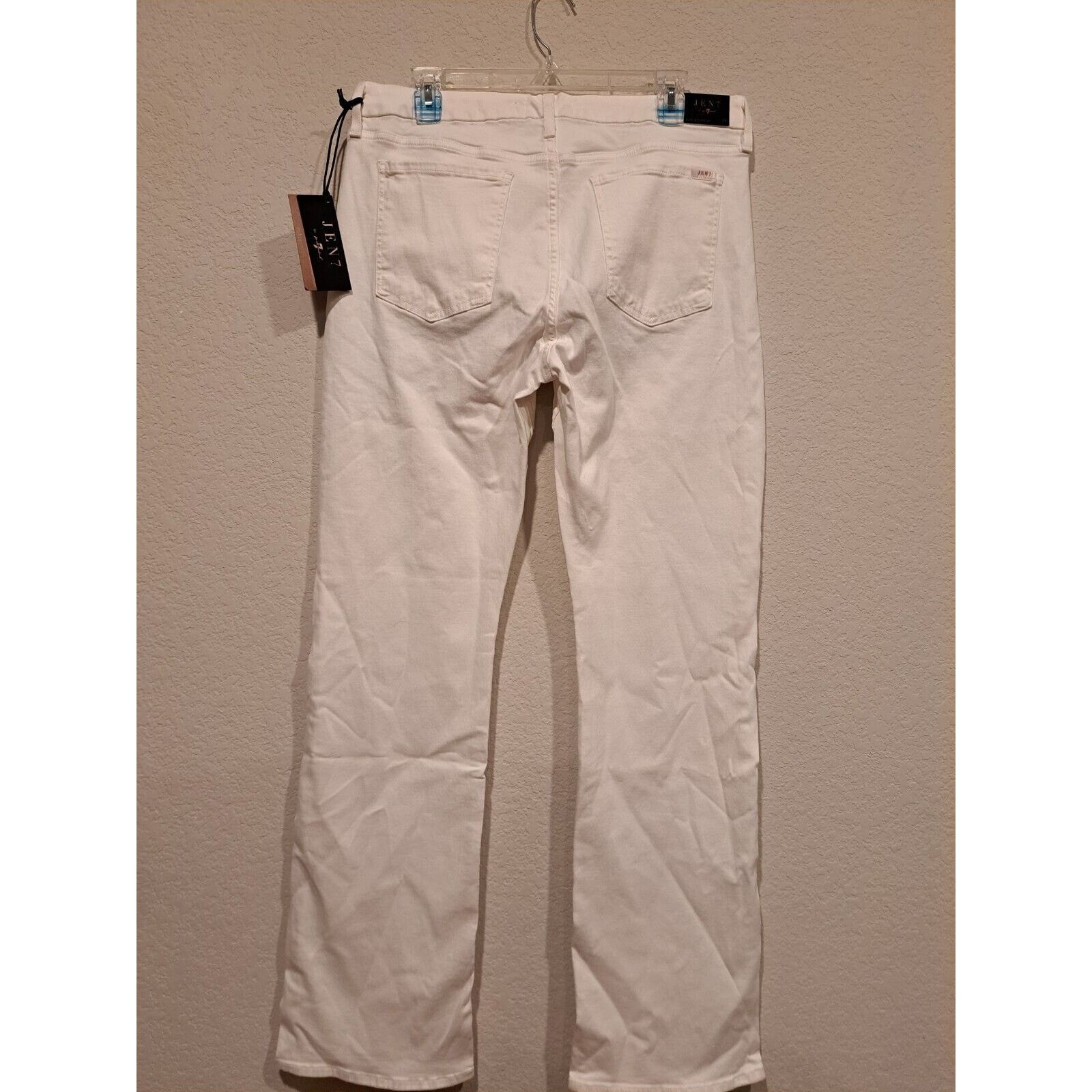 7 For All Mankind 7 For All Mankind Jen 7 Slim Bootcut Jeans Seven White 14 Size 36" / US 14 / IT 50 - 3 Thumbnail