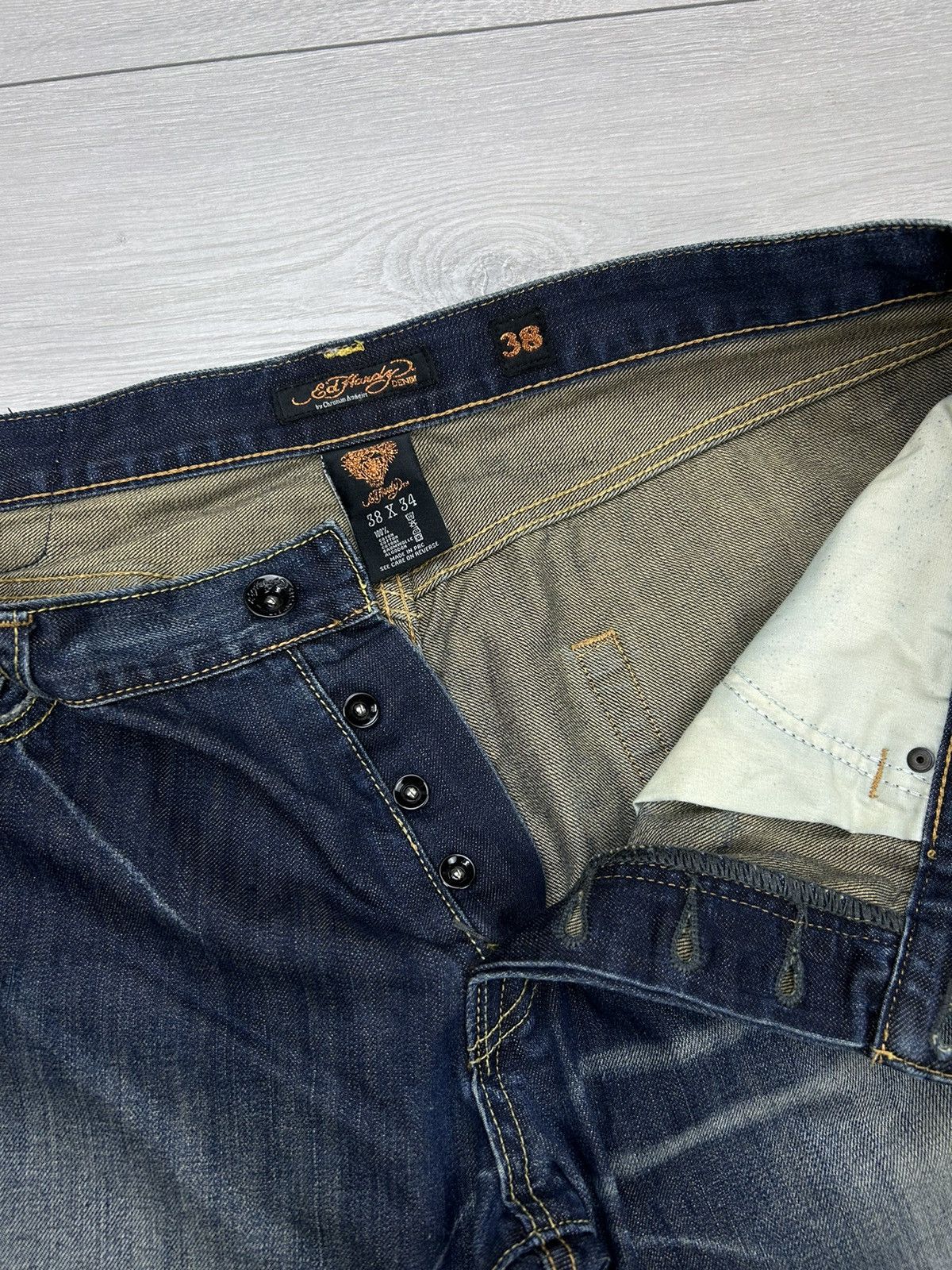 Ed Hardy Ed Hardy Vintage Baggy Jeans size 38 Size US 38 / EU 54 - 5 Thumbnail