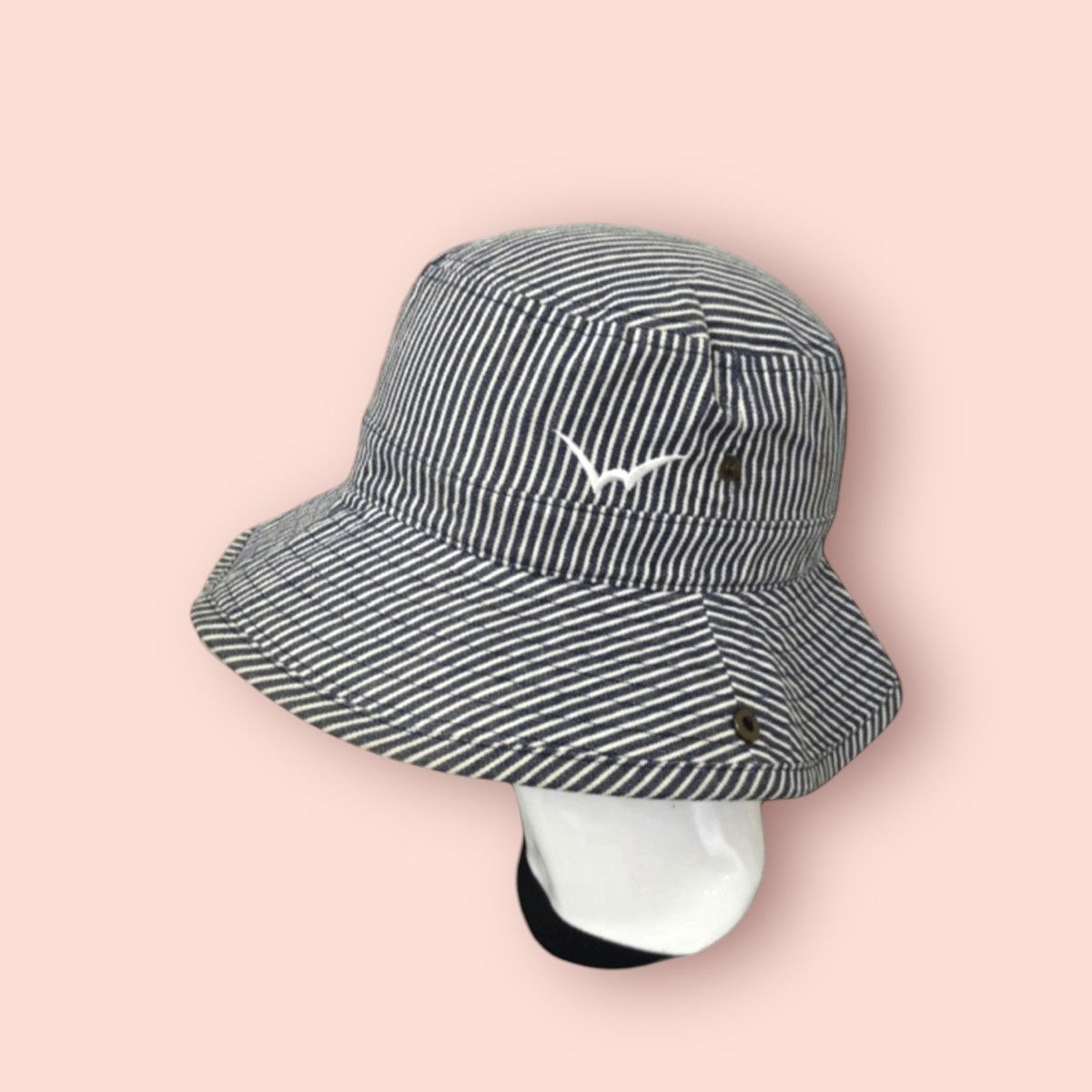 Edwin × Vintage VINTAGE EDWIN HICKORY STRIPES BUCKET HAT Size ONE SIZE - 5 Thumbnail
