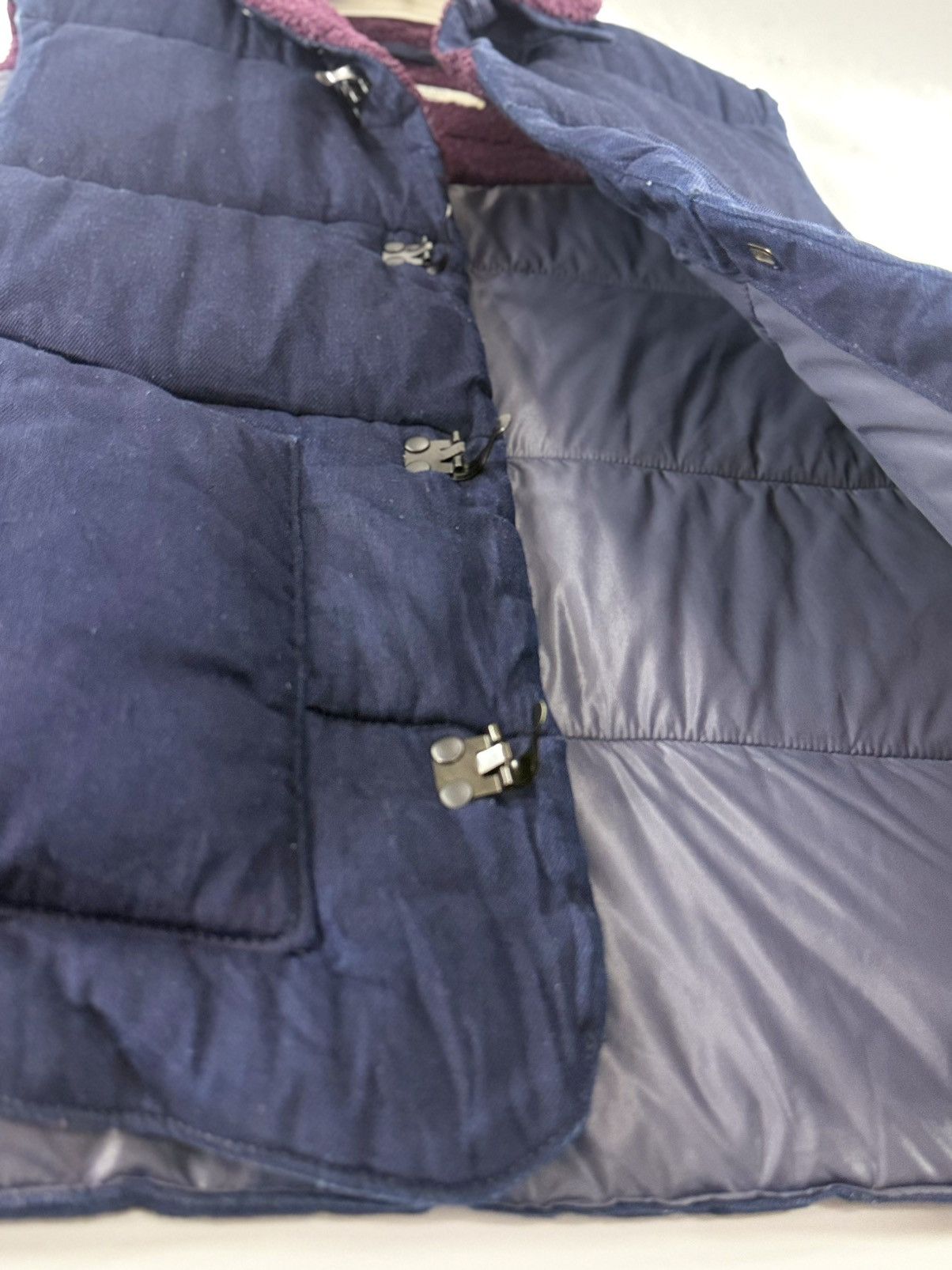 OMNIGOD 🔥 Omnigod Japan Puffer Indigo Blue Vest Size US L / EU 52-54 / 3 - 10 Thumbnail