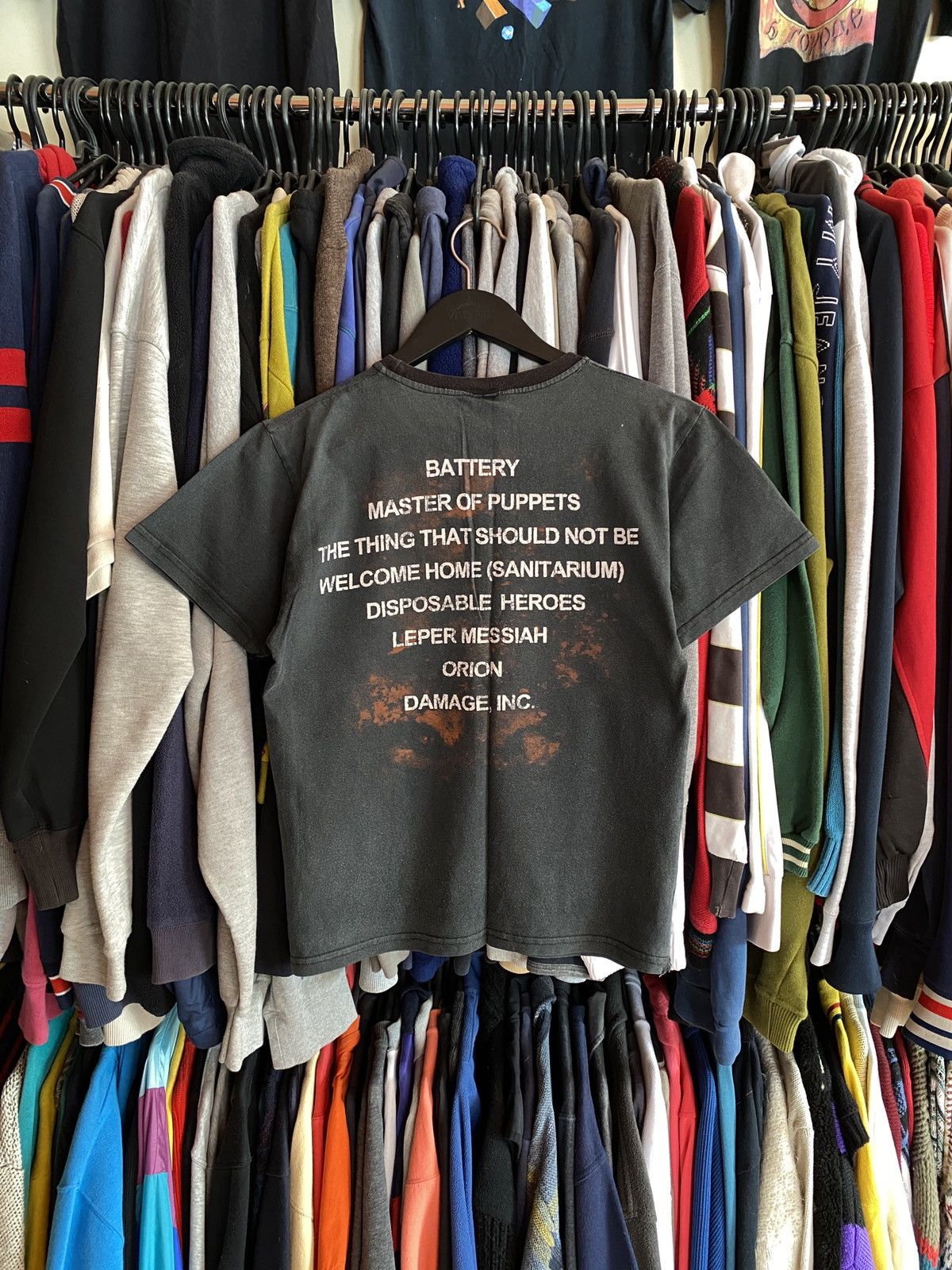 Band Tees METALLICA MASTER OF PUPPETS DISTRESSED FADED T-SHIRT Size US S / EU 44-46 / 1 - 3 Thumbnail