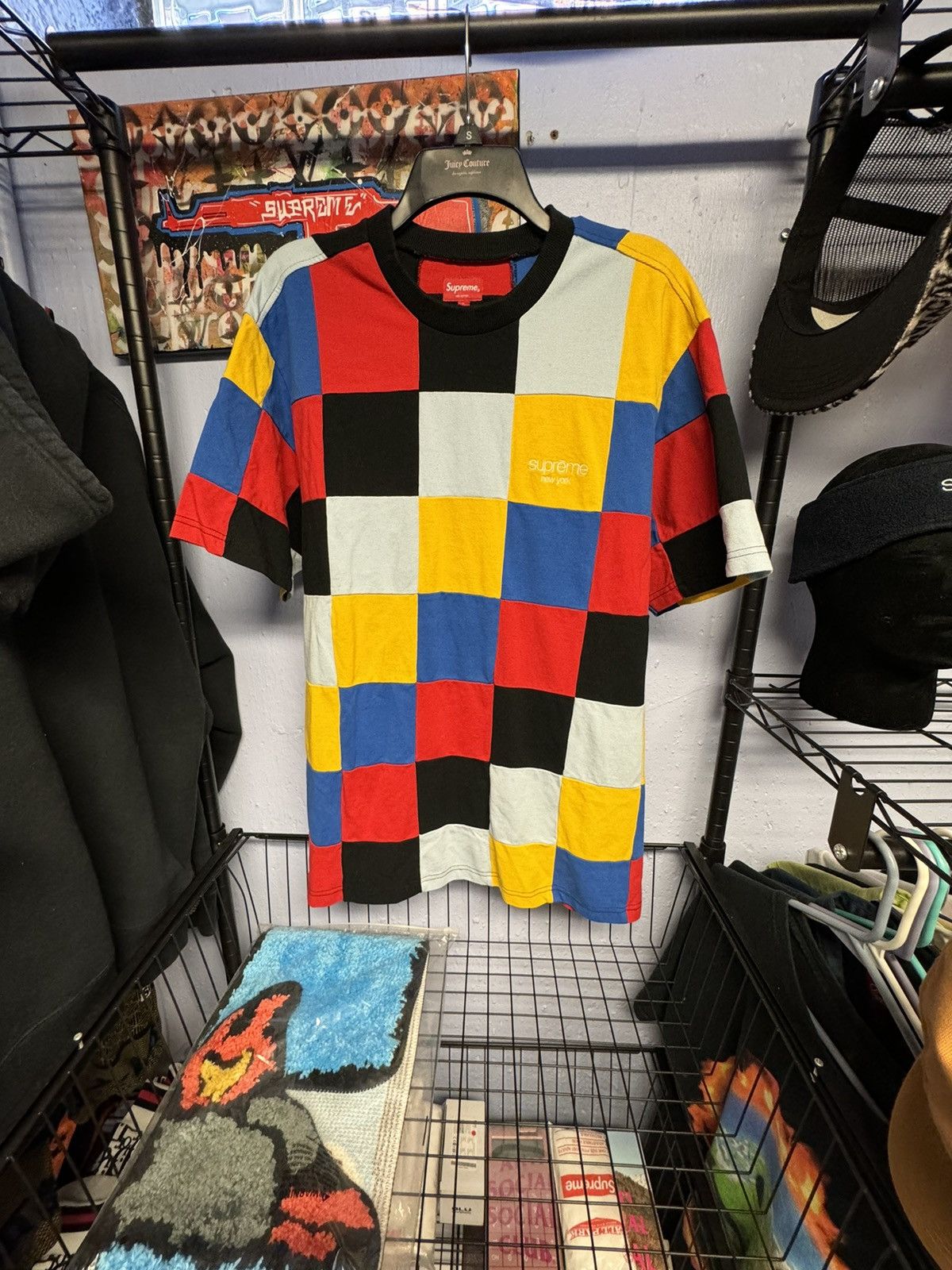 Supreme patchwork outlet pique tee