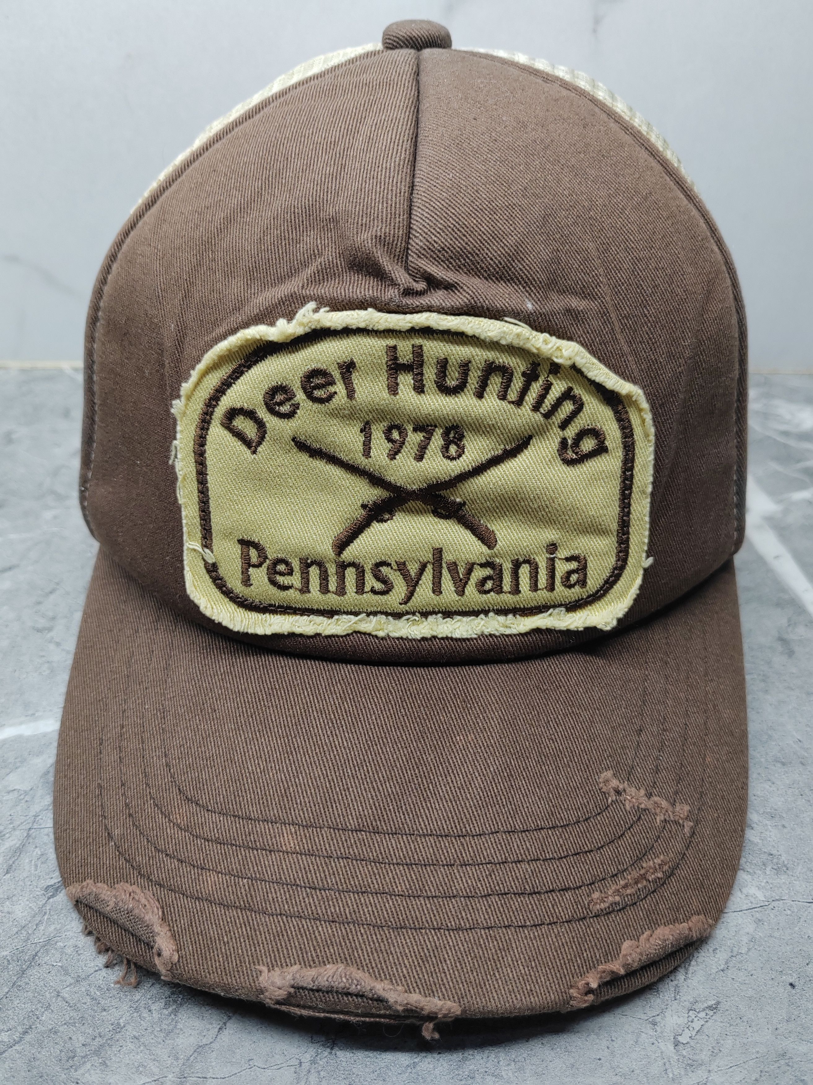 Japanese Brand Vintage Deer Hunting Distressed Style Cap Hat Size ONE SIZE - 3 Thumbnail