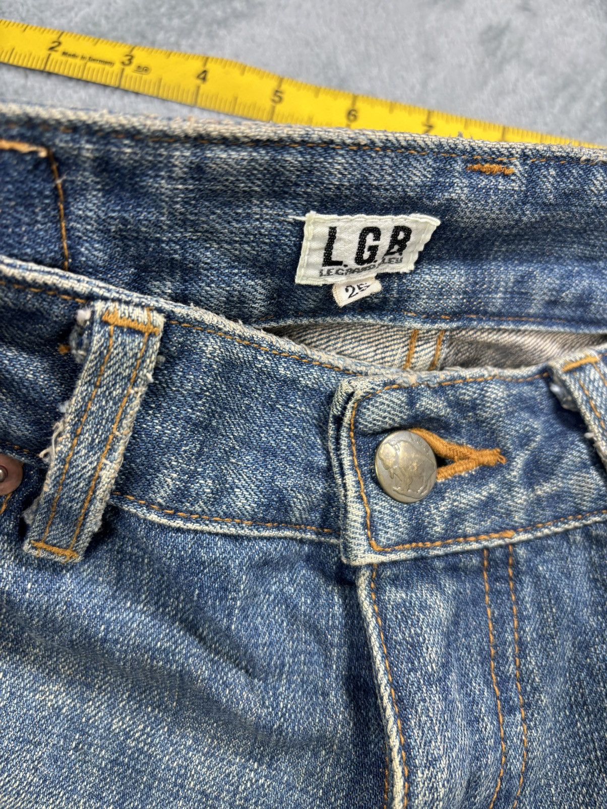 Le Grande Bleu (L.G.B.) L.G.B Flared Denim Pants. S012 Size US 28 / EU 44 - 13 Thumbnail