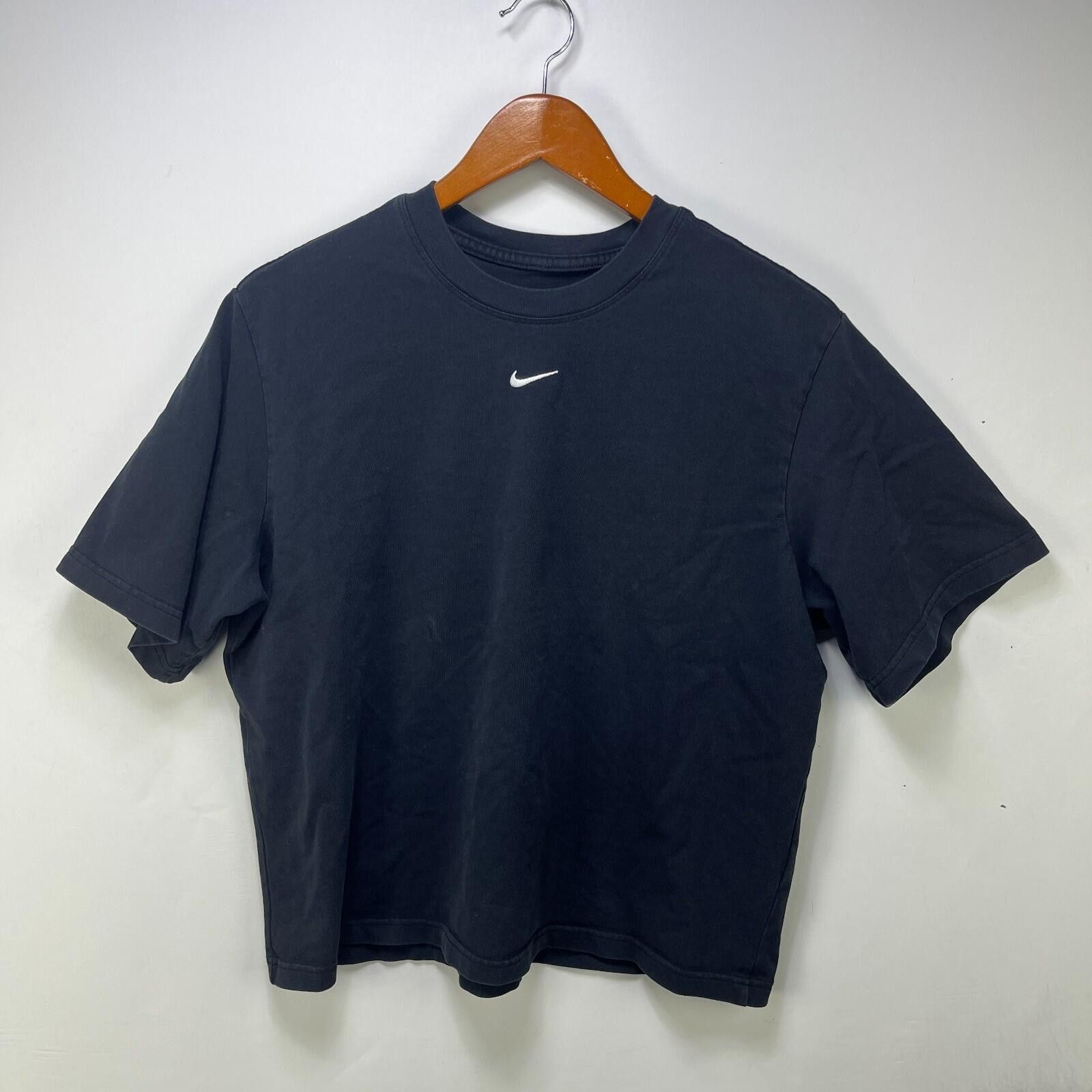 Nike Vintage Nike Middle Swoosh T Shirt Women's Large Size L / US 10 / IT 46 - 1 Thumbnail