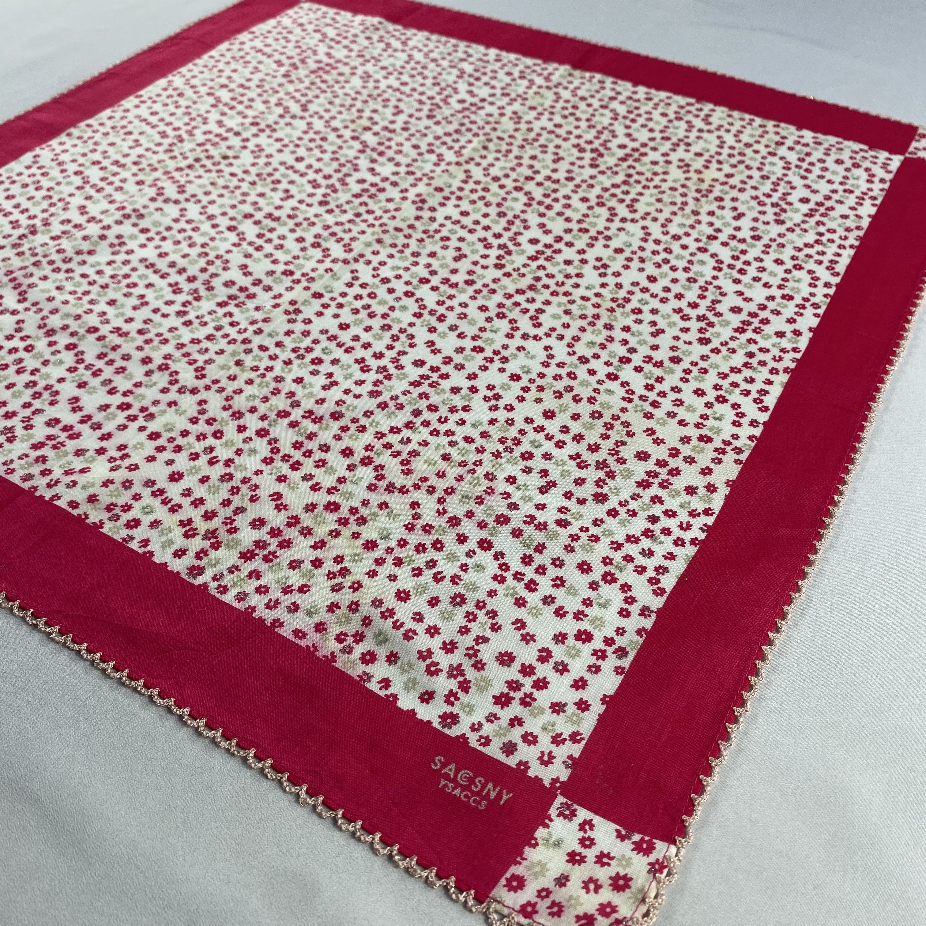 Vintage × Yohji Yamamoto Saccsny Ysaccs Handkerchief / Neckerchief / Bandana-P985 Size ONE SIZE - 2 Thumbnail