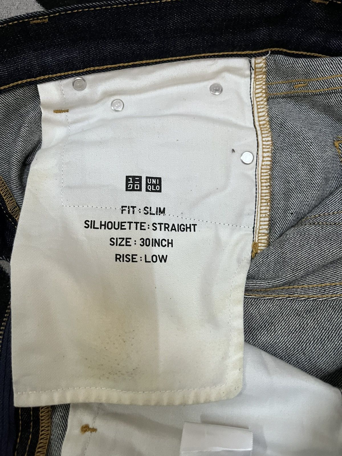 Japanese Brand × Jun Takahashi × Uniqlo Salvage Uniqlo Straight Cut Jeans Size US 32 / EU 48 - 6 Thumbnail