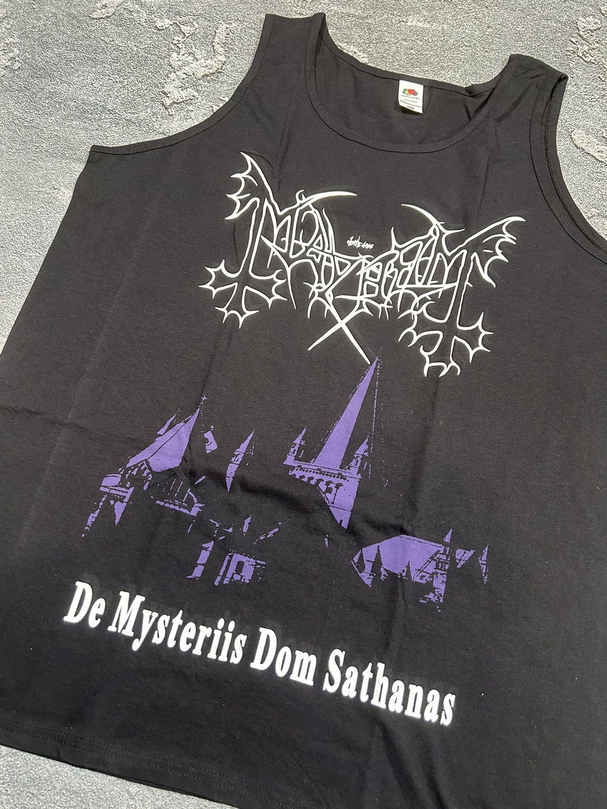 Band Tees × Vintage Vintage Mayhem De Misters Dom Sathanas Band NEW Size US XL / EU 56 / 4 - 2 Thumbnail