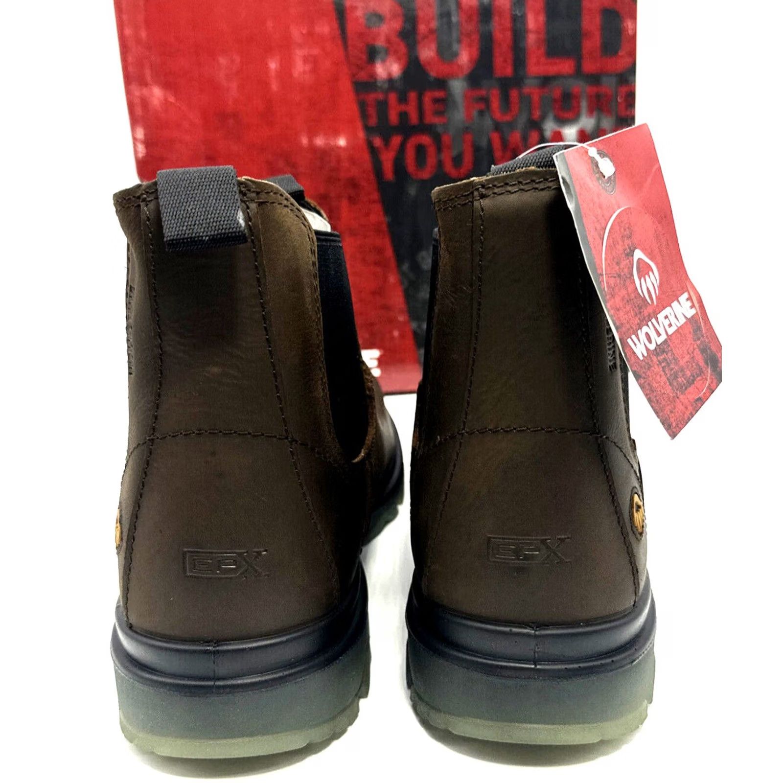 Vintage Wolverine I-90 Romeo Boot Mens Size 13 EW Leather Waterproof Work Boot Pull Up Mens Boots Leather Waterproof Size US 13 / EU 46 - 4 Thumbnail