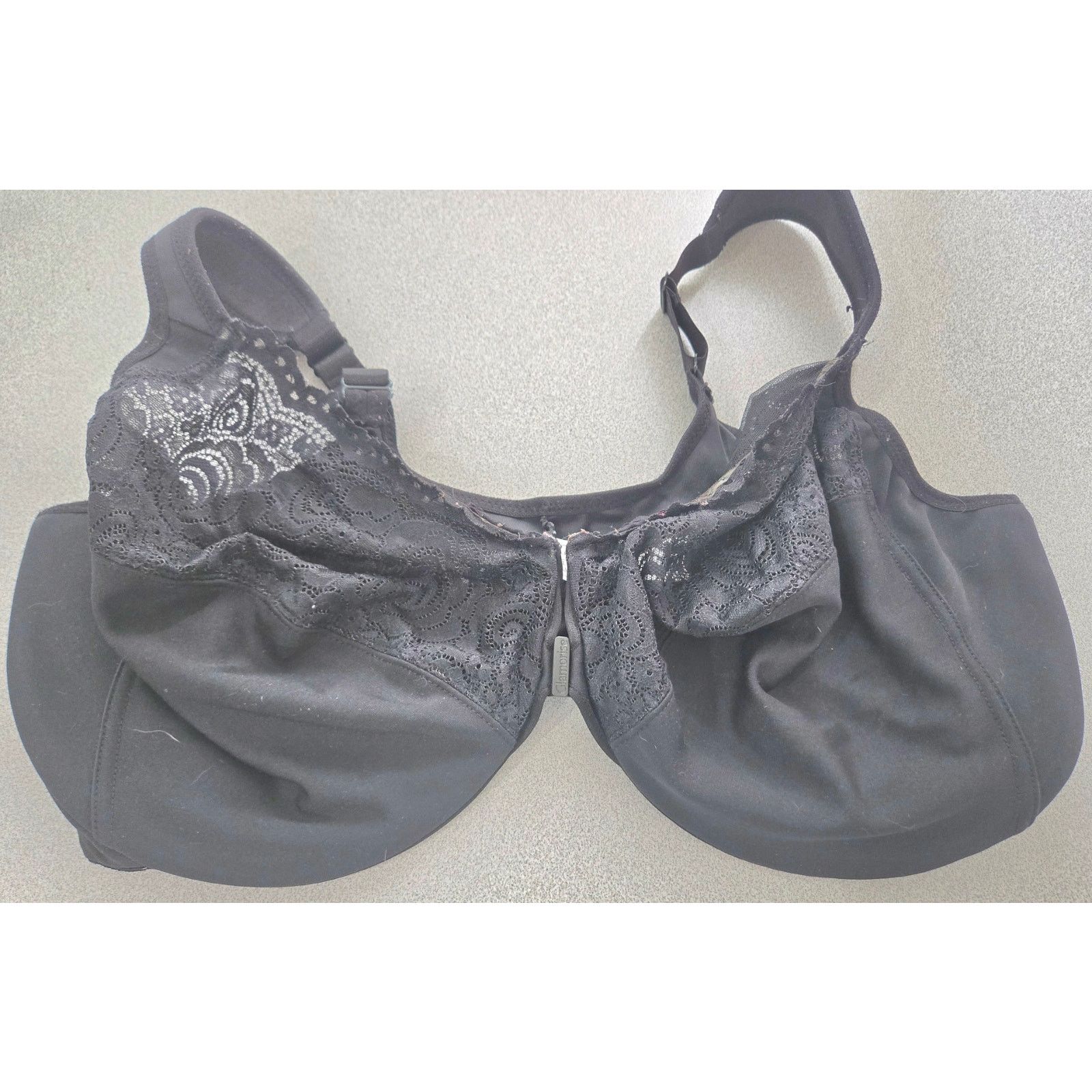 Other Glamorise Black Front-Closure Wonder Wire Bra 44G Size ONE SIZE - 1 Thumbnail