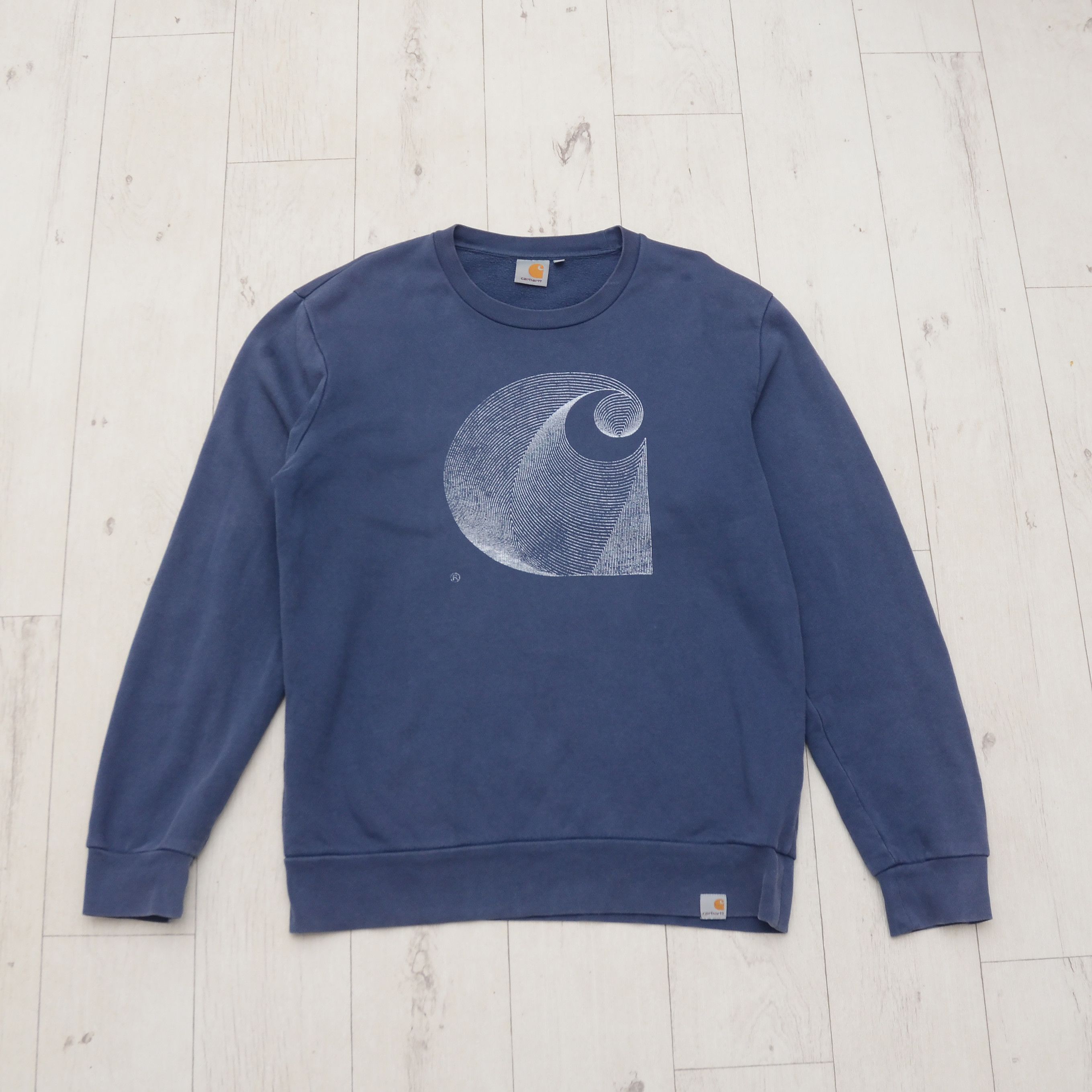 Carhartt × Carhartt Wip Carhartt Vintage Sweatshirt 00s Abstract Big Logo Streetwear Size US M / EU 48-50 / 2 - 4 Thumbnail