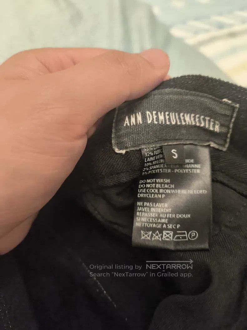 Ann Demeulemeester Ann Demeulemeester Size S Pleated Pants Size 28" / US 6 / IT 42 - 3 Thumbnail
