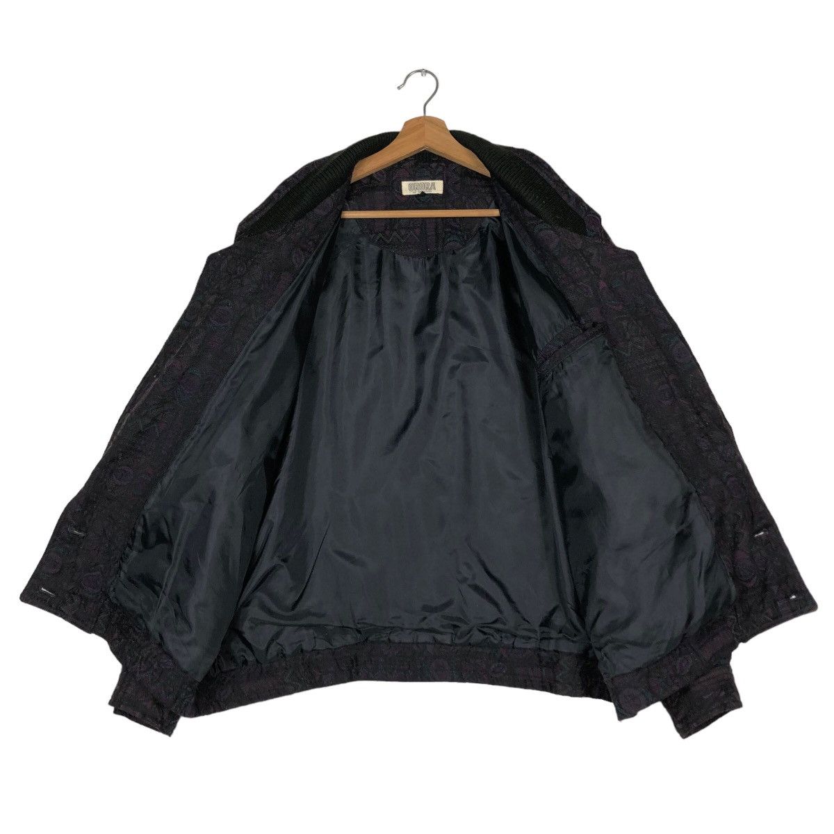 Japanese Brand Vintage Bomber Jacket Arora Full Print Double Breast Collar Size US L / EU 52-54 / 3 - 13 Thumbnail