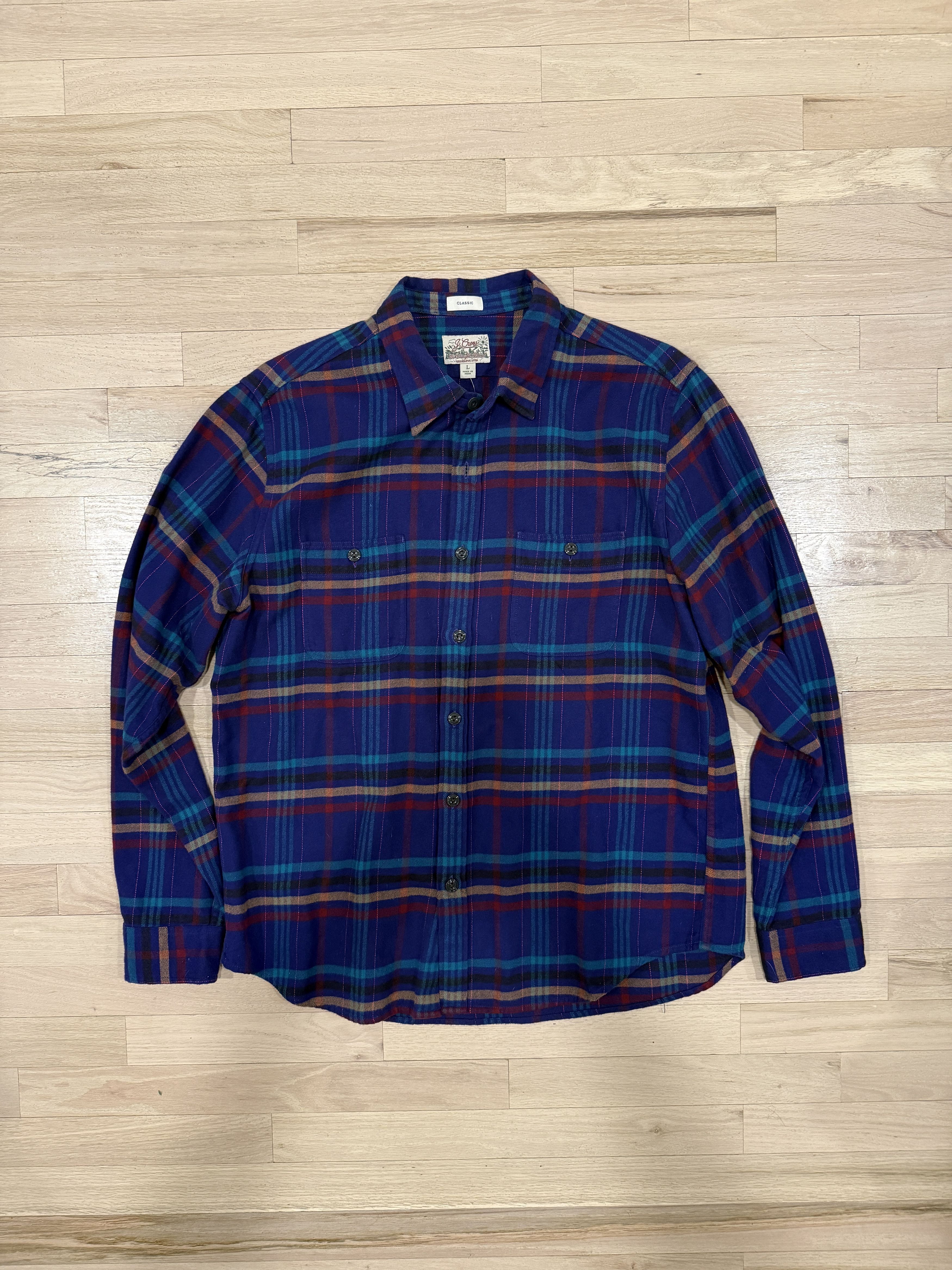 J.Crew NWT J.Crew Flannel Button-up Size US L / EU 52-54 / 3 - 1 Thumbnail