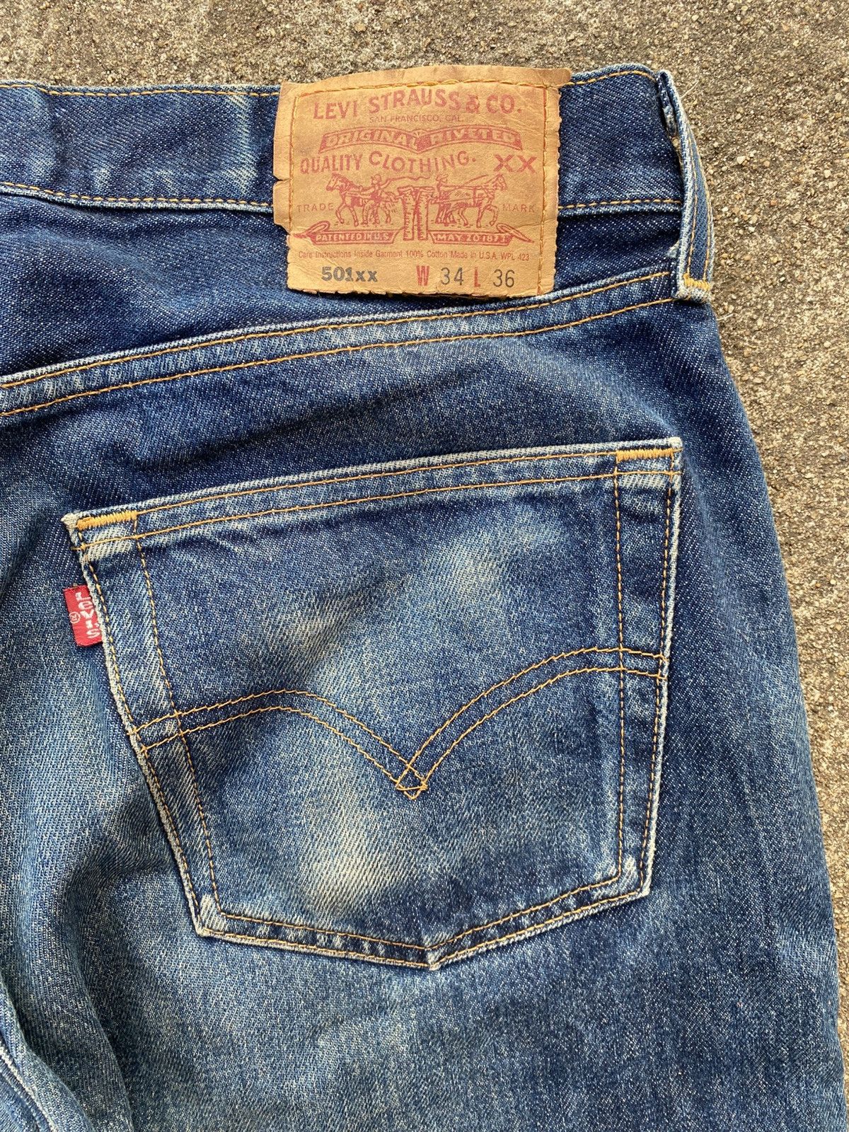 Levi's Vintage Levis 501xx Distressed Size US 32 / EU 48 - 10 Thumbnail