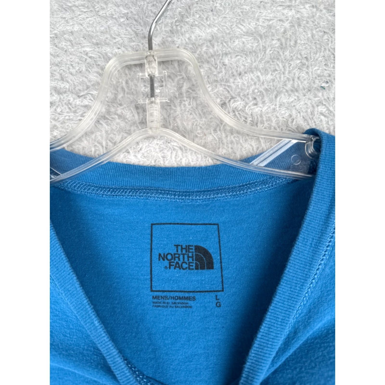 The North Face The North Face Shirt Men L Blue Short Sleeve Crew Neck Cotton Polyester Jersey Pocket Logo All Seasons Breathable Pockets Modern Classic Mens Size US L / EU 52-54 / 3 - 7 Thumbnail