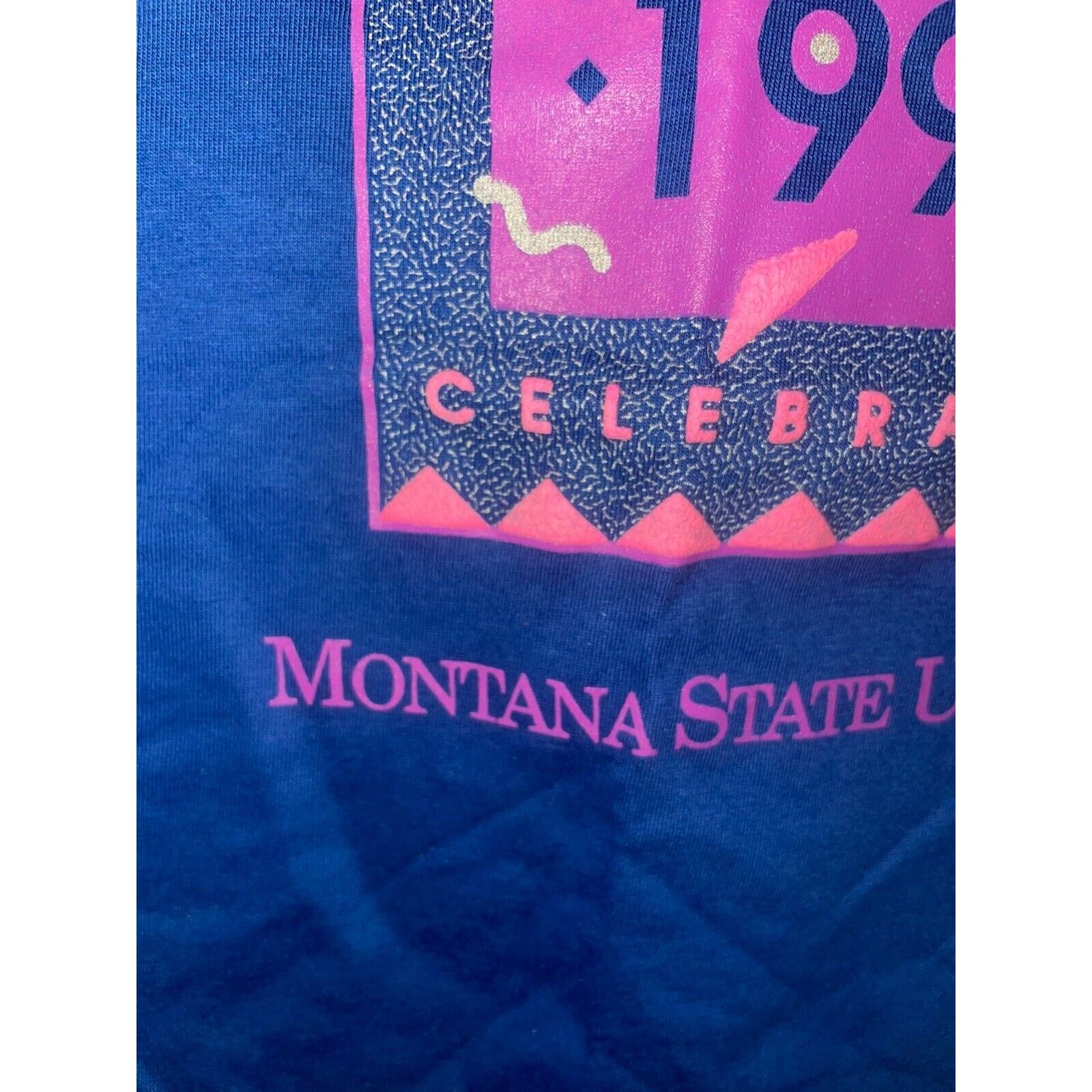 Jerzees Vintage Montana State University Shirt MSU College 1993 M Size US M / EU 48-50 / 2 - 7 Thumbnail