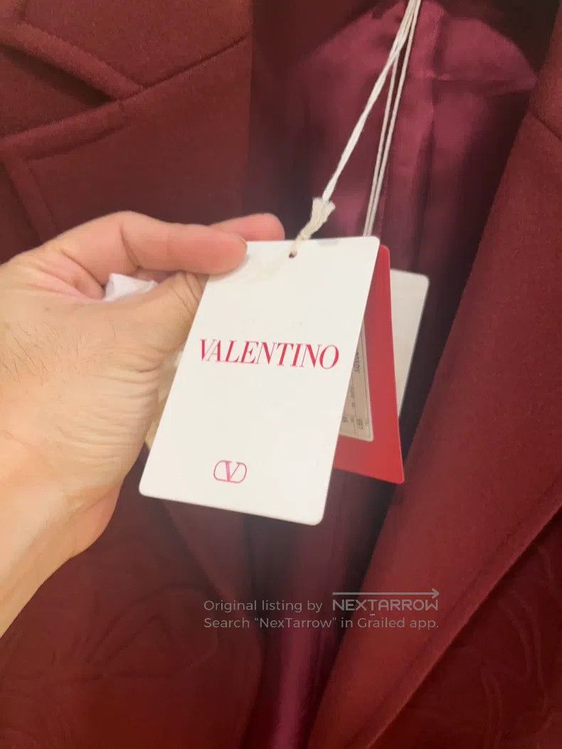 Valentino Valentino Embroidered wool coat Size US S / EU 44-46 / 1 - 5 Thumbnail