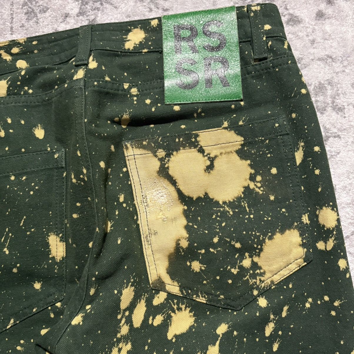 Raf Simons × Sterling Ruby Sterling Ruby x Raf Simons AW14 Bleached Green Denim Jeans Size US 30 / EU 46 - 9 Thumbnail