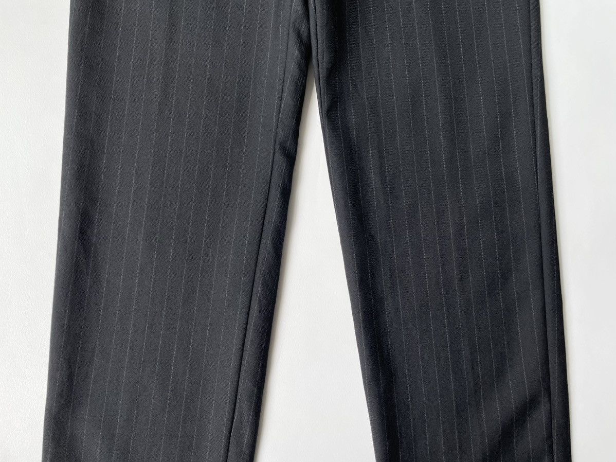 Comme des Garcons A/W 10 Black/Grey Pinstripe Wool Trousers Size US 32 / EU 48 - 10 Thumbnail