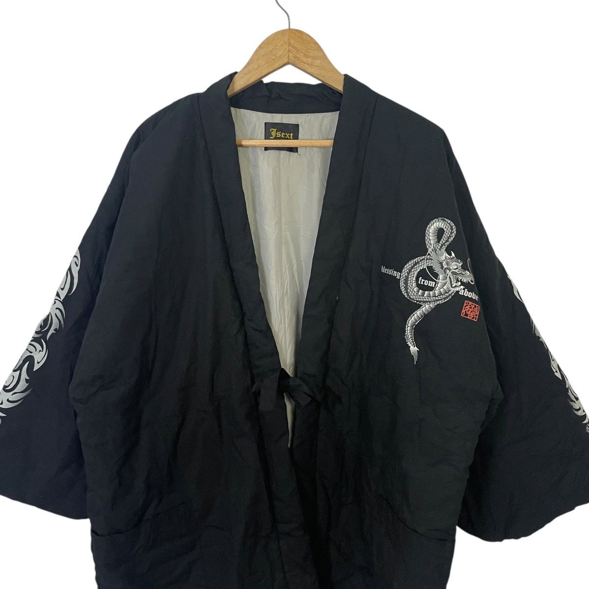 Japanese Brand Vintage Isext Dragon Big Logo Kimono Size US XL / EU 56 / 4 - 8 Thumbnail