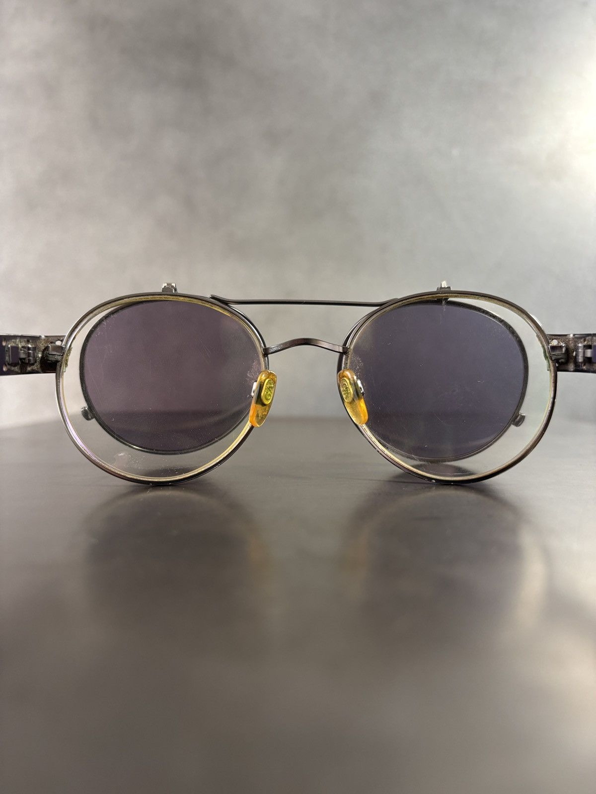 Giorgio Armani Vintage Giorgio Armani Sunglasses Frames Flip Up Glasses 657 Size ONE SIZE - 17 Thumbnail