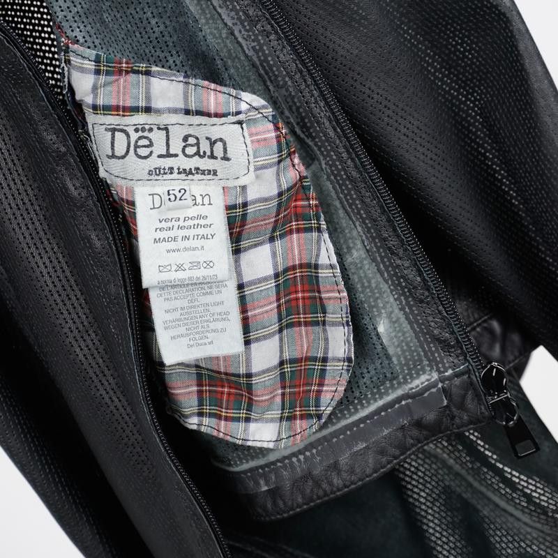 Other DELAN / PERFORATED LEATHER JACKET Size US L / EU 52-54 / 3 - 6 Thumbnail