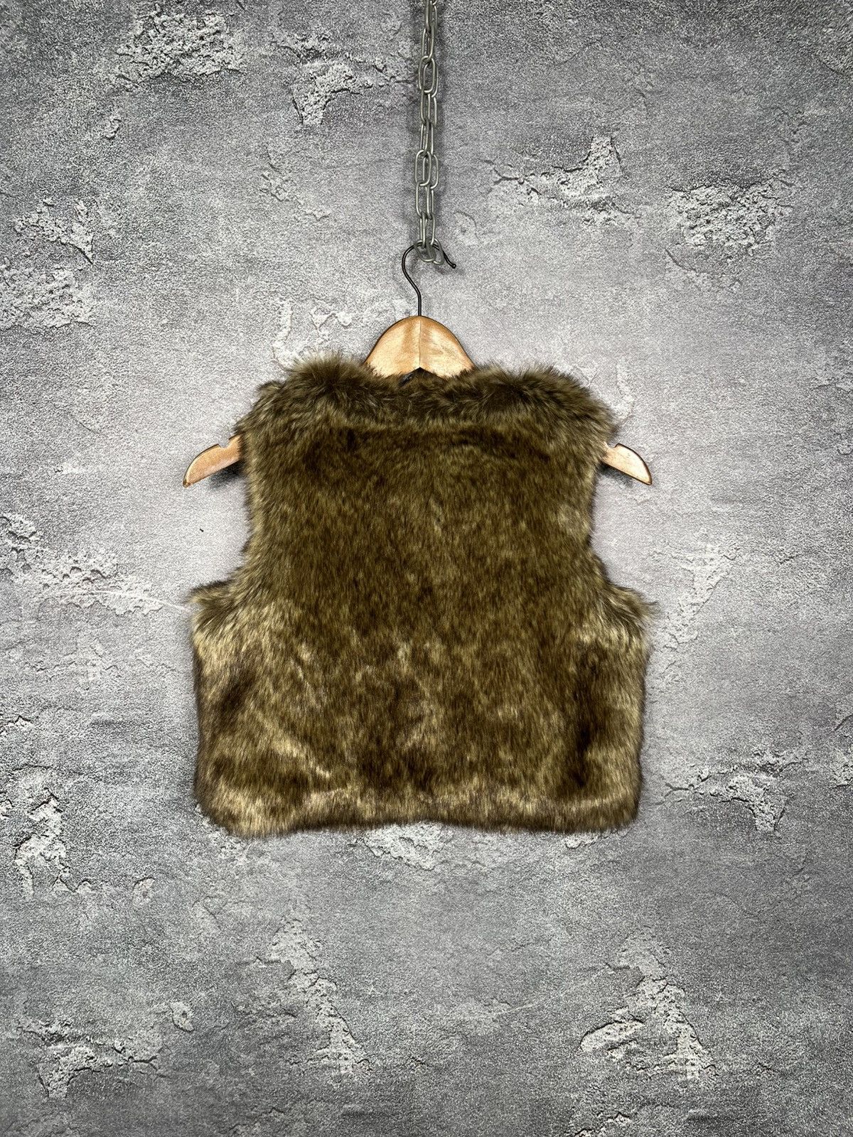 Polo Ralph Lauren Rare Ralph Lauren Y2K Hype Cropped Fur Vest Size Xs Size XS / US 0-2 / IT 36-38 - 11 Thumbnail