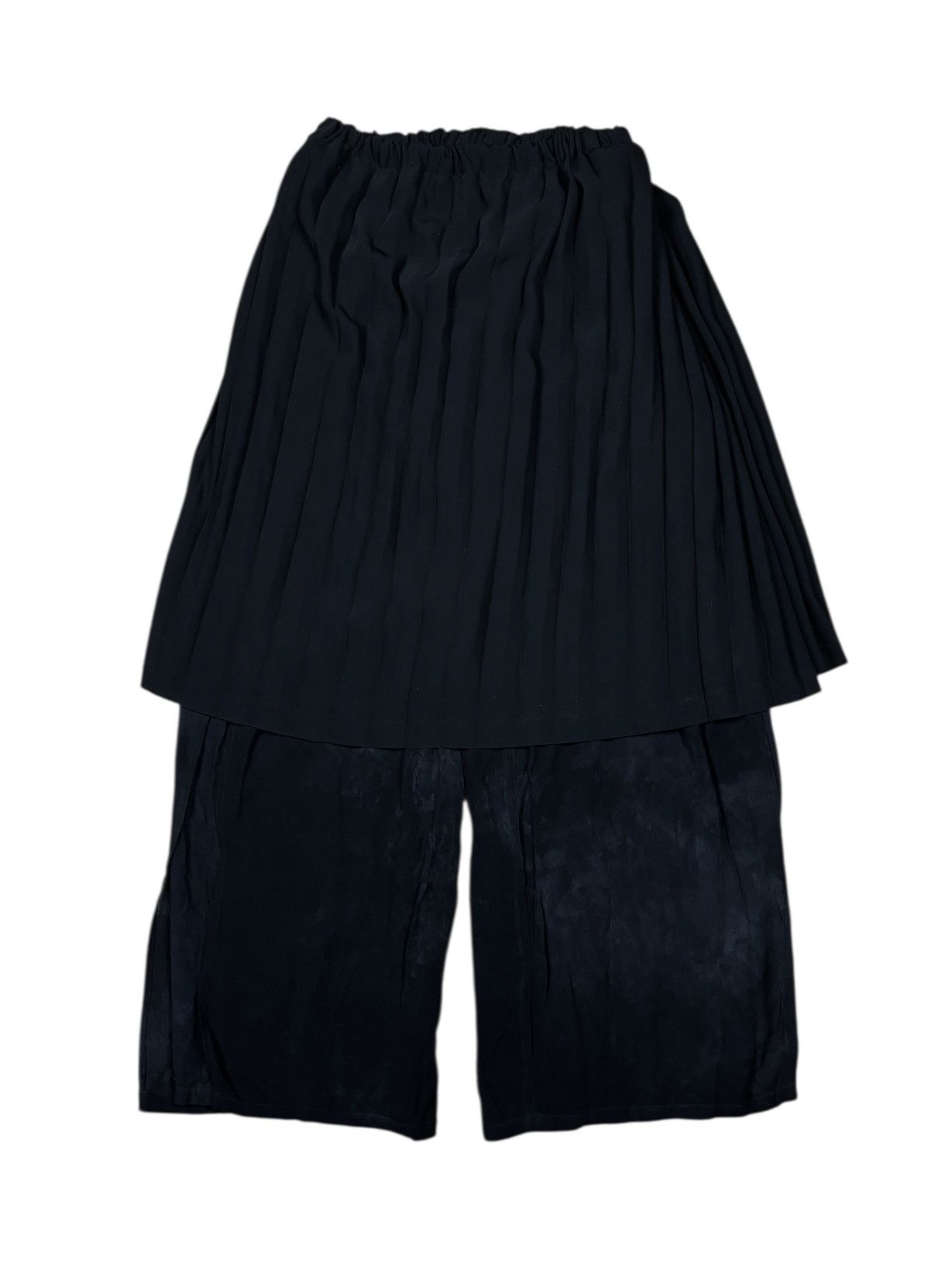 Issey Miyake Issey Miyake Layered Pleated Skirt Trousers Size 28" / US 6 / IT 42 - 2 Thumbnail