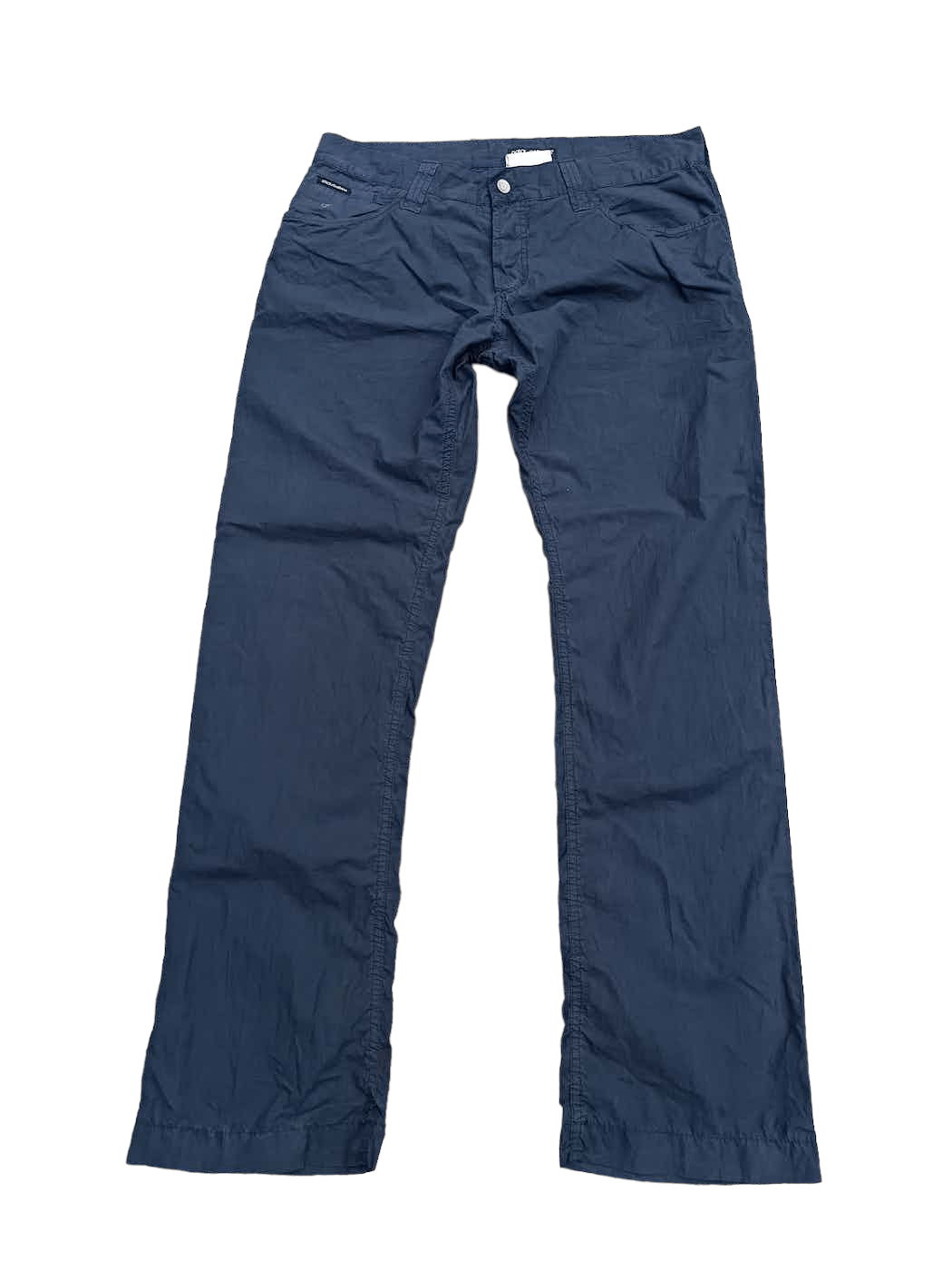 Dolce & Gabbana Gray Cotton Patterned Formal Pants main image 1