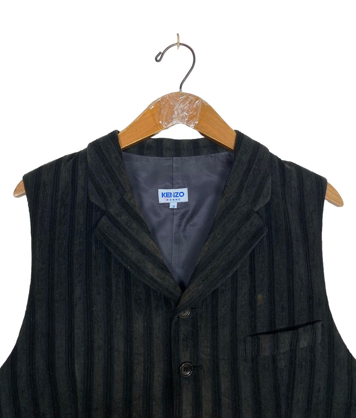 Kenzo Rare‼️ Vintage Kenzo Waistcoat Stripe Made in Japan Size US S / EU 44-46 / 1 - 4 Thumbnail