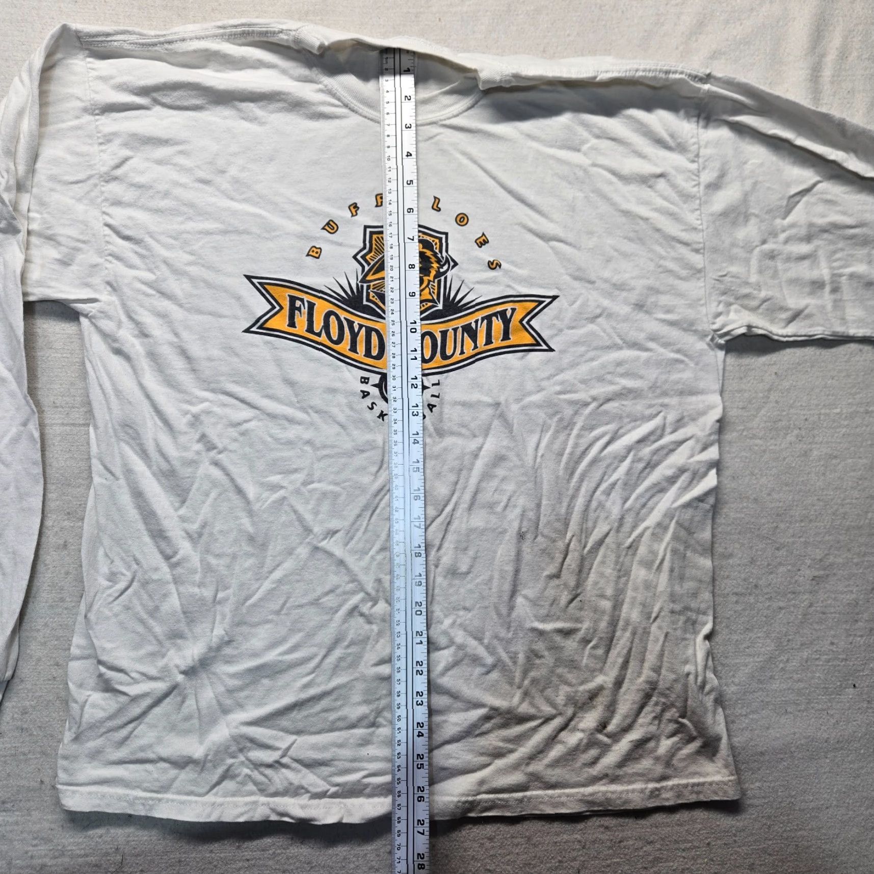 Vintage Floy Virginia VA Basketball Tee Shirt Long Sleeve XL White Unisex Adults Shirt XL Mens Women’s? Size US XL / EU 56 / 4 - 6 Thumbnail