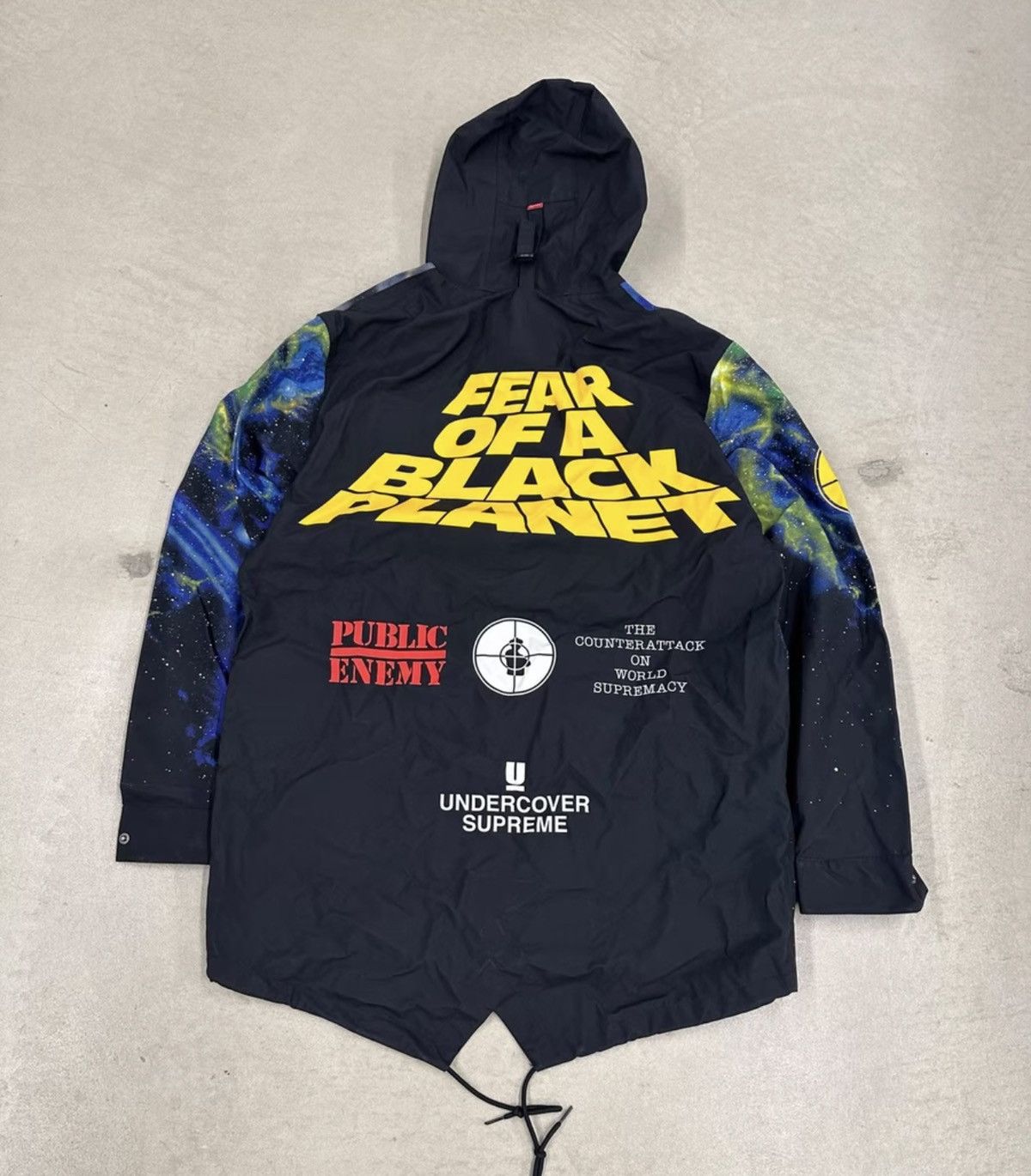 Public Enemy × Supreme × Undercover Supreme undercover public enemy taped seam parka Jacket Size US M / EU 48-50 / 2 - 2 Thumbnail