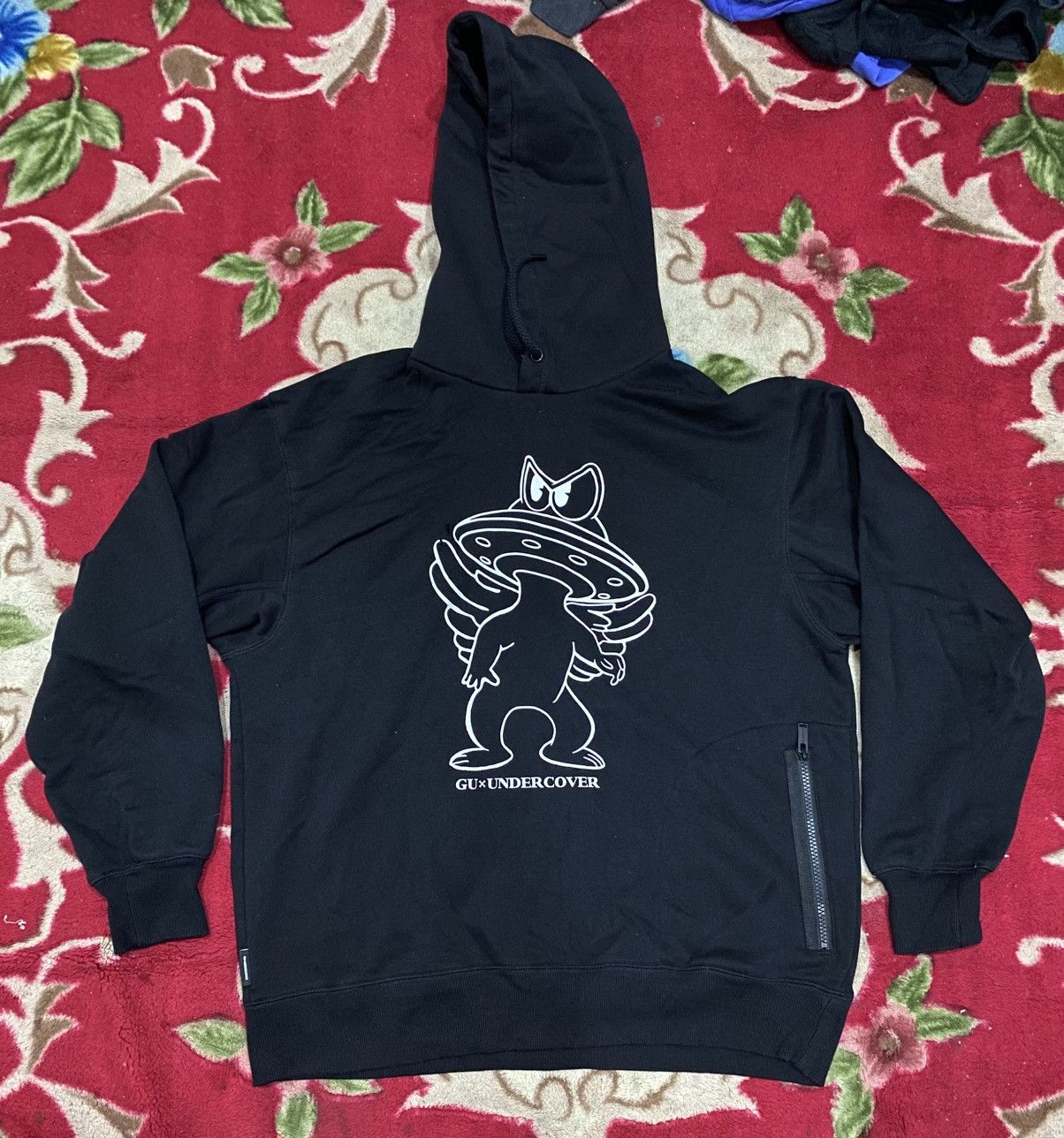 GU × Undercover GU X UNDERCOVER BLACK HOODIE Size US L / EU 52-54 / 3 - 1 Thumbnail