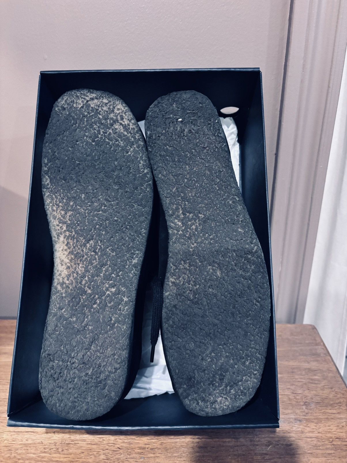 Clarks Black suede clarks wallabees Size US 10.5 / EU 43-44 - 6 Thumbnail