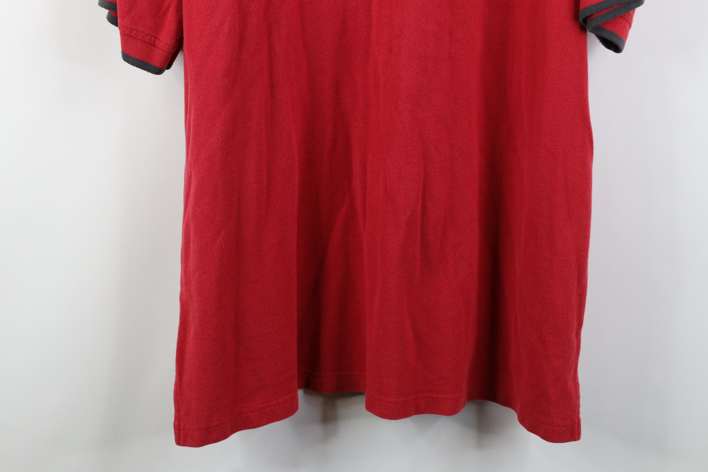 Adidas Vintage 90s Adidas Baggy Fit Collared Golf Polo Shirt Red Size US XL / EU 56 / 4 - 14 Thumbnail