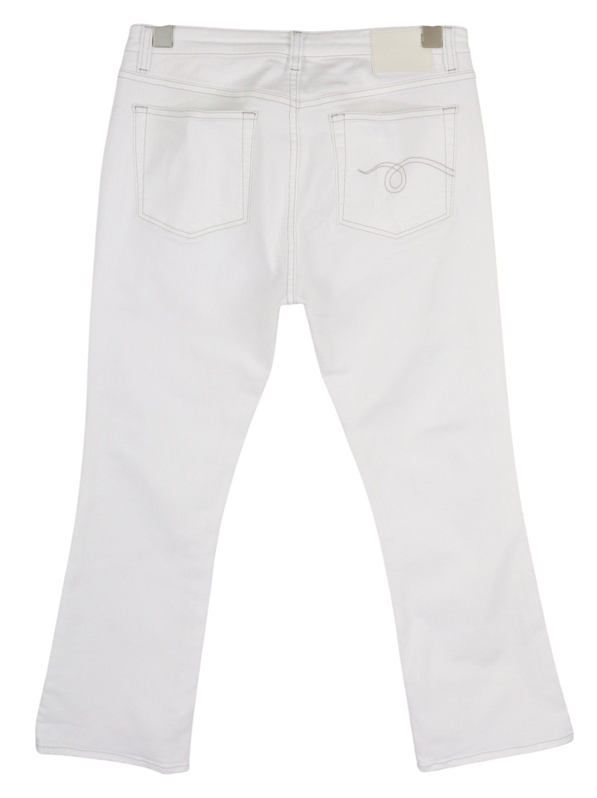 R13 KICK 30 Bootcut Zip Fly Ankle Bale White 84472 Size 30" / US 8 / IT 44 - 3 Thumbnail