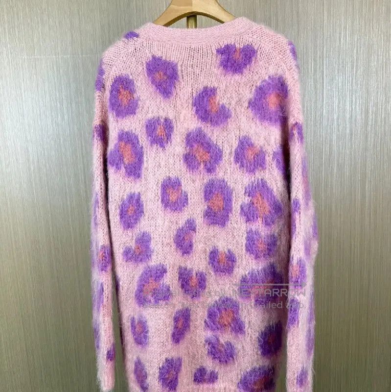 Miu Miu Miu Miu Color Block Mohair Cardigan for Women . Size L / US 10 / IT 46 - 2 Thumbnail