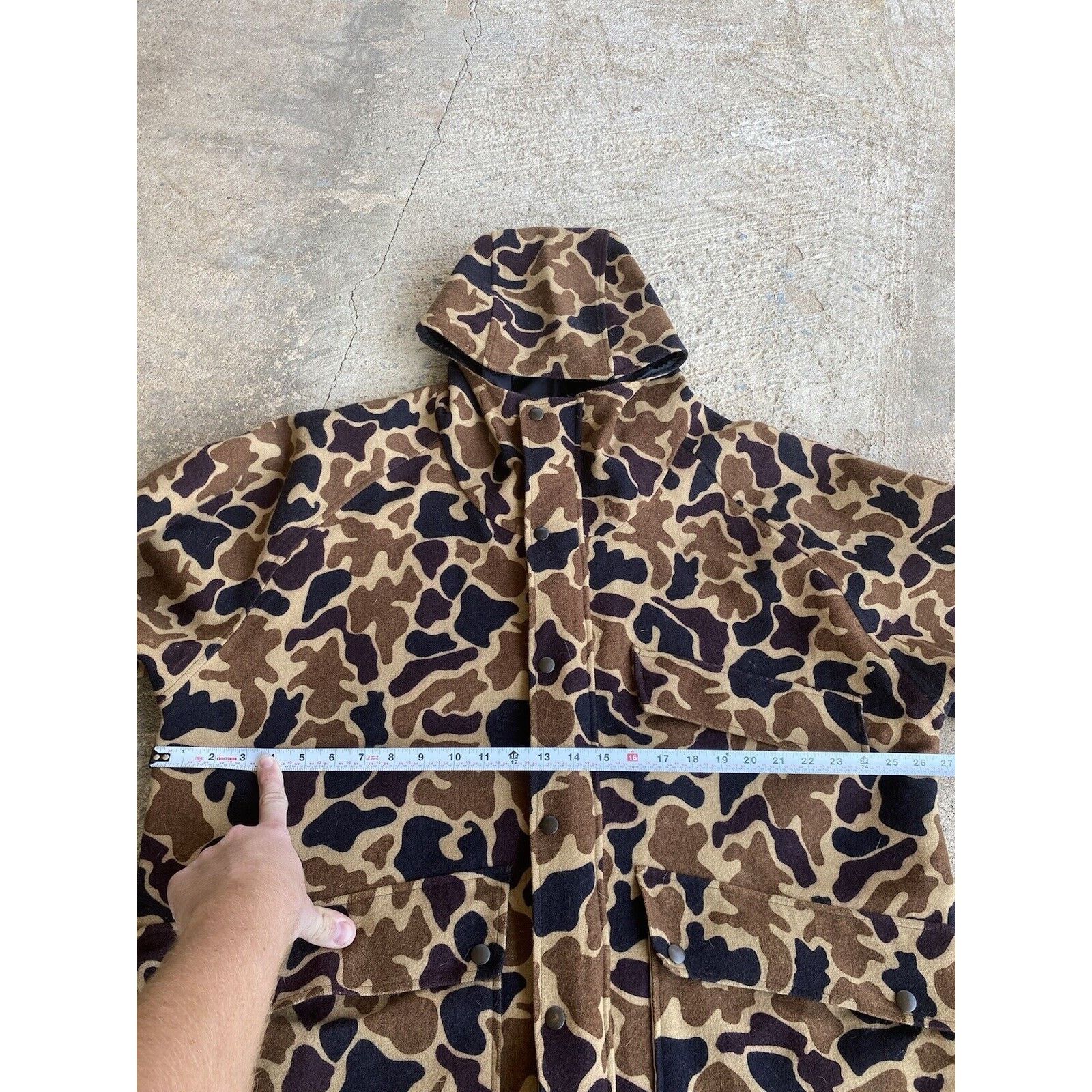 Woolrich Woolen Mills VTG WOOLRICH Size XL Made in USA Duck Camo Hunting Jacket Size US XL / EU 56 / 4 - 18 Thumbnail