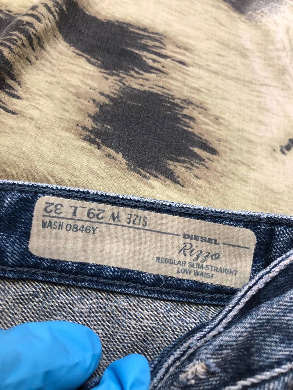 Diesel Jean Shorts Denim Distressed Hip Hop Grunge Jorts Y2K Size 29" - 2 Thumbnail